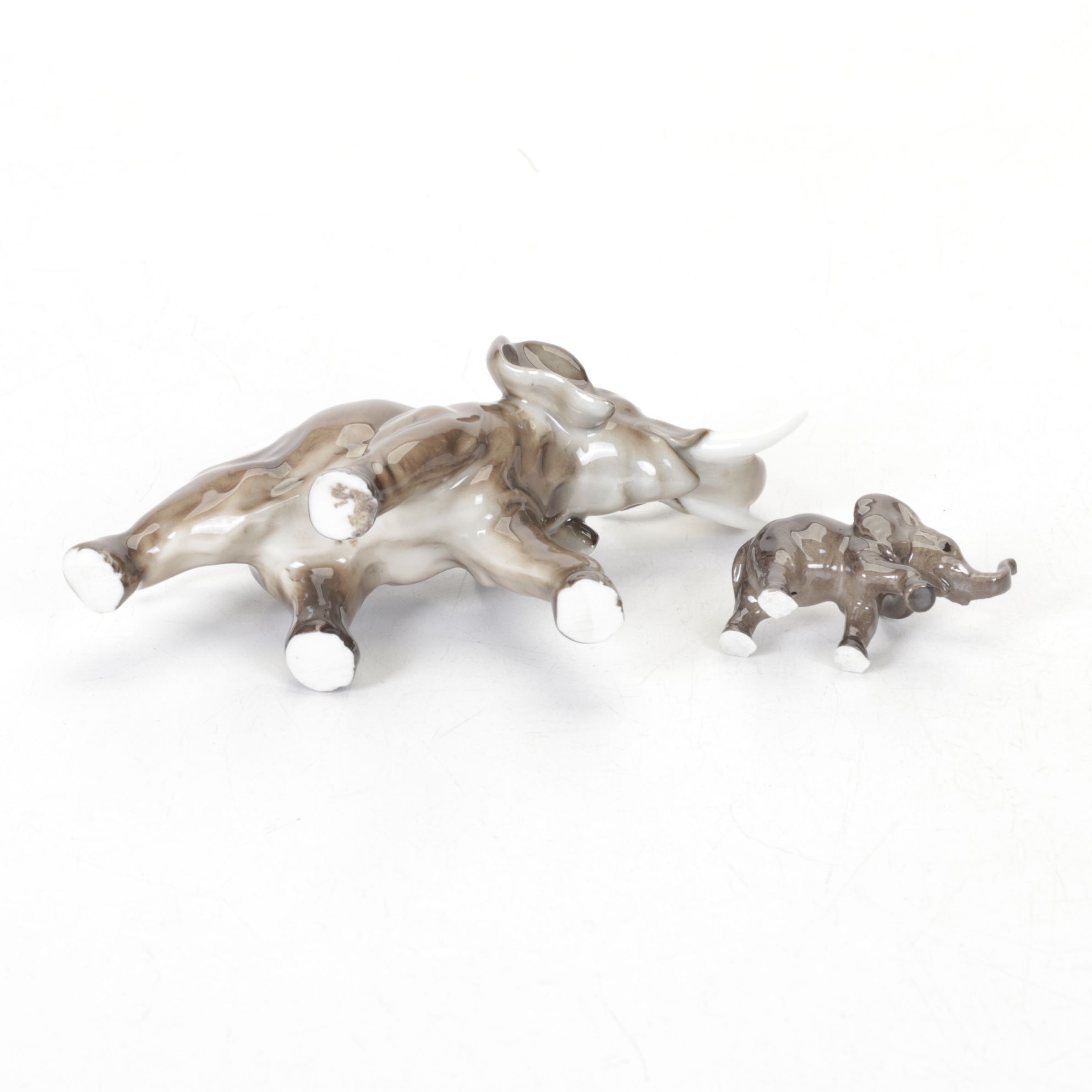 Elephant Figurines with LaVie, RSL, and More