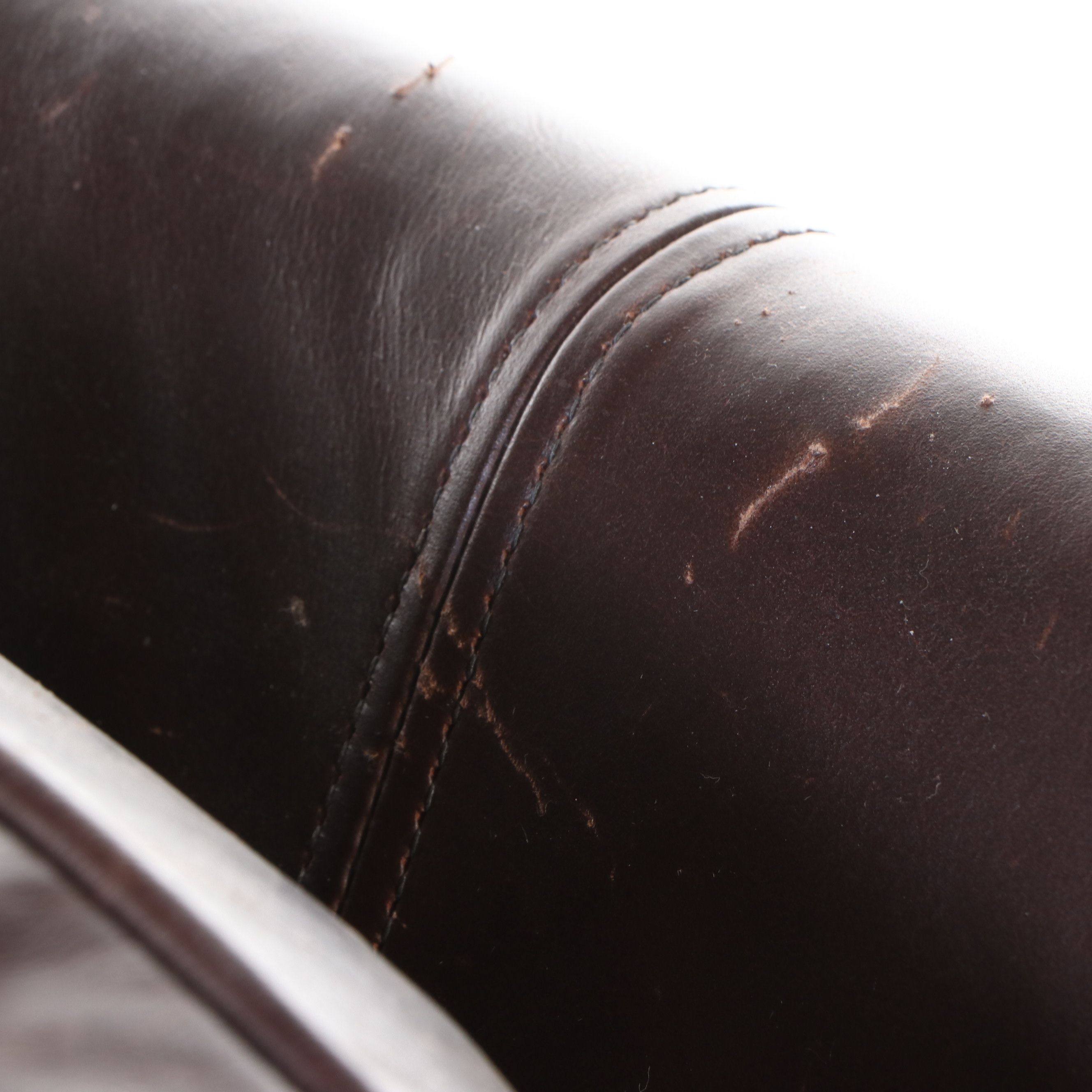 Arhaus Brown Leather Sectional