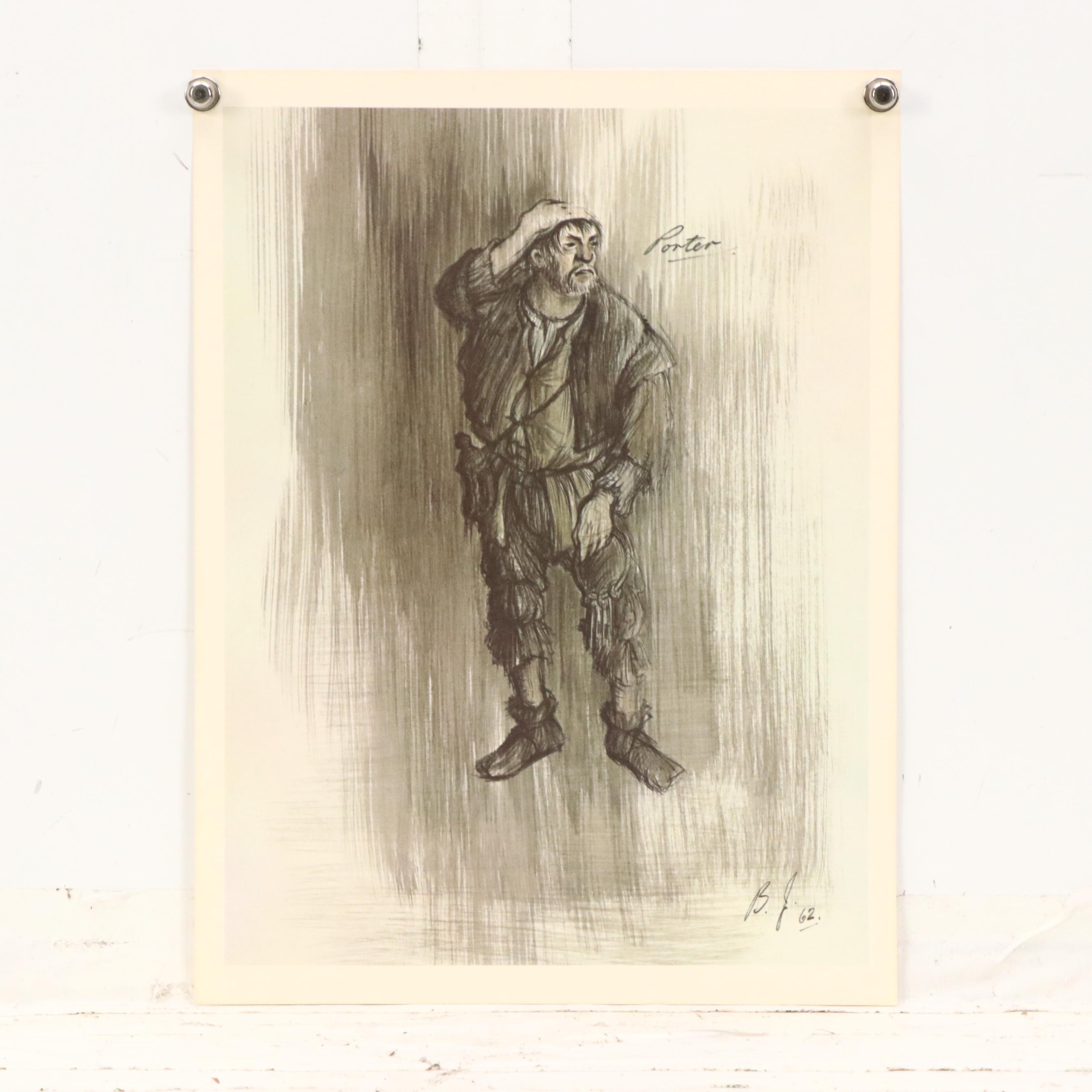 Various Artists Costume Design Prints from the Stratford Festival, Circa 1965