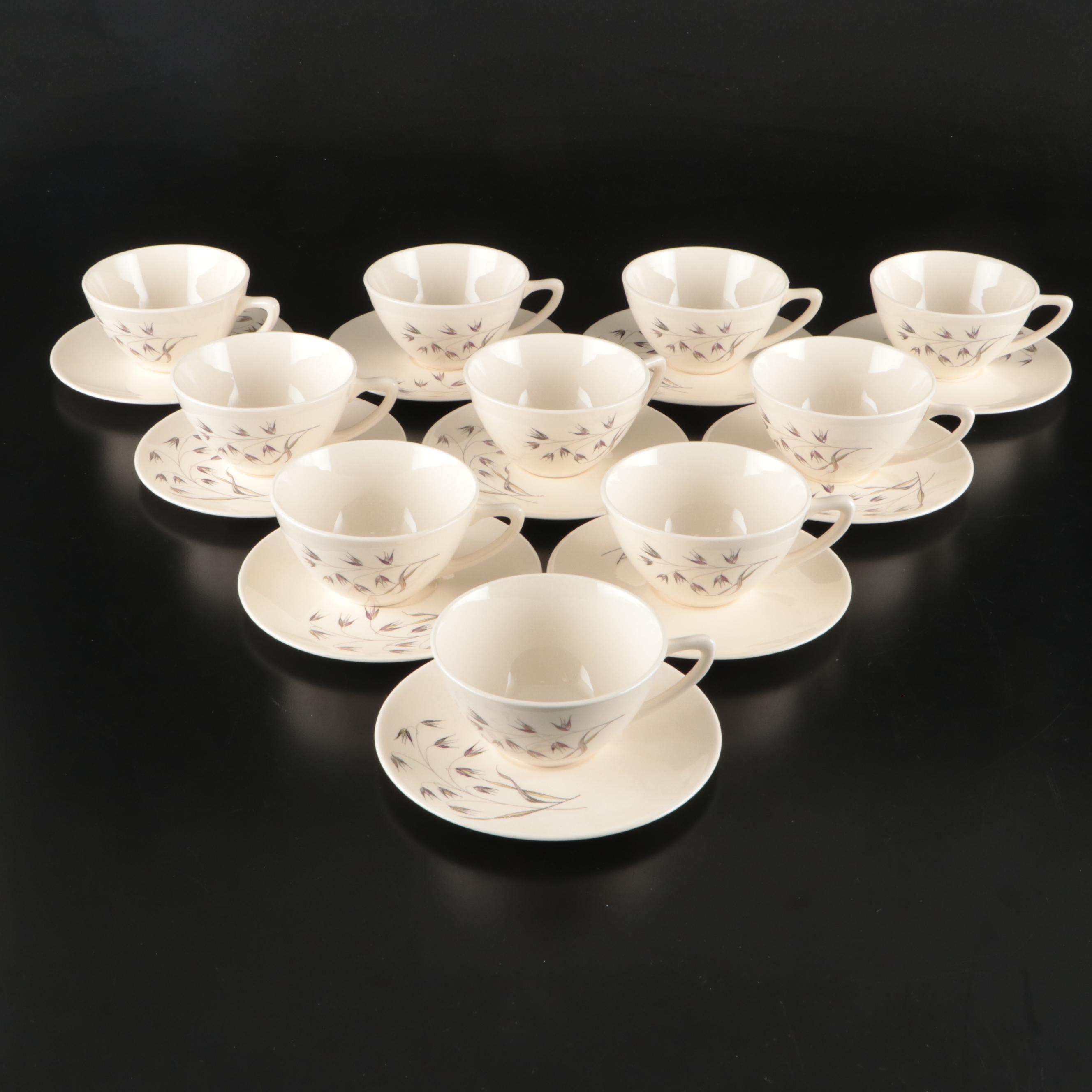Edwin Knowles "Wild Oats" Ceramic Dinnerware, Mid–Late 20th Century