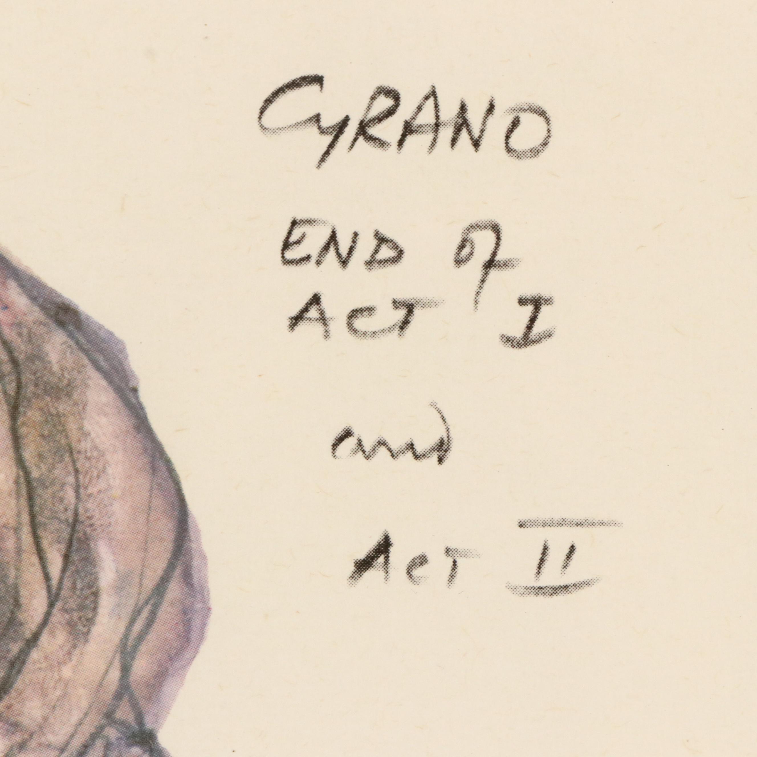 After Tanya Moiseiwitsch Offset Lithograph Costume Design, Circa 1962