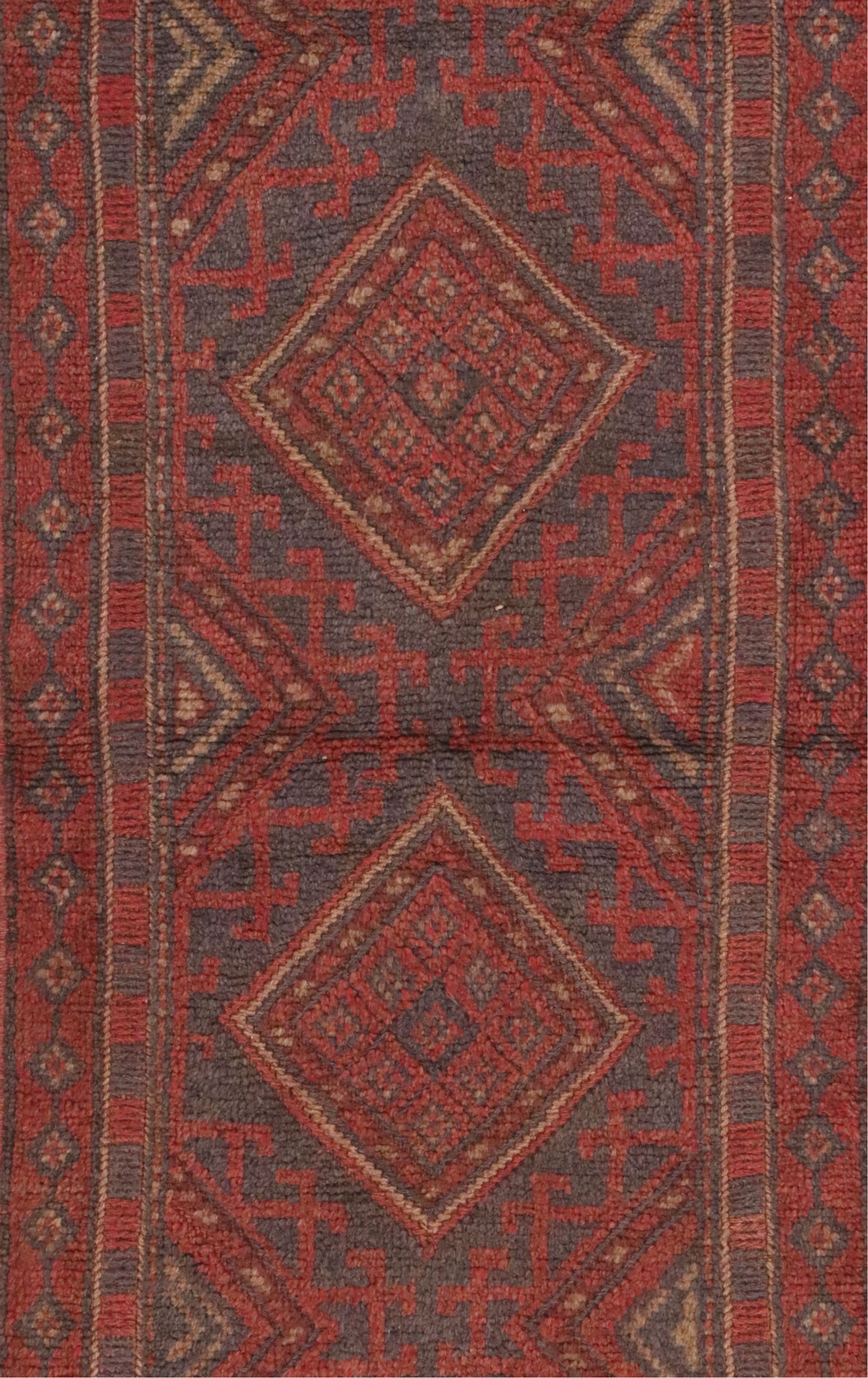 2' x 7'11 Handwoven Afghan Mashwani Carpet Runner