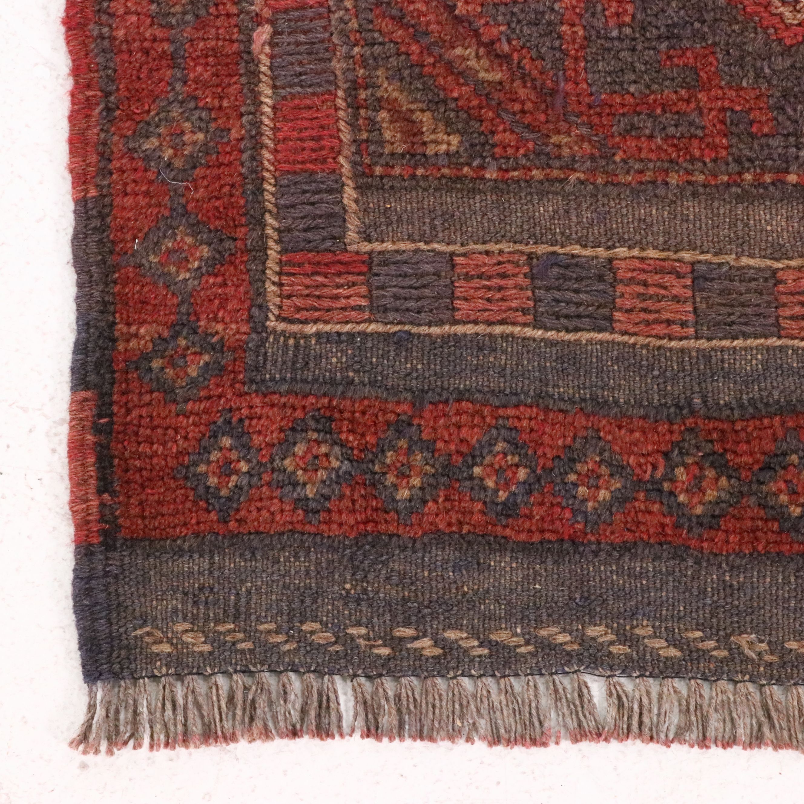 2' x 7'11 Handwoven Afghan Mashwani Carpet Runner