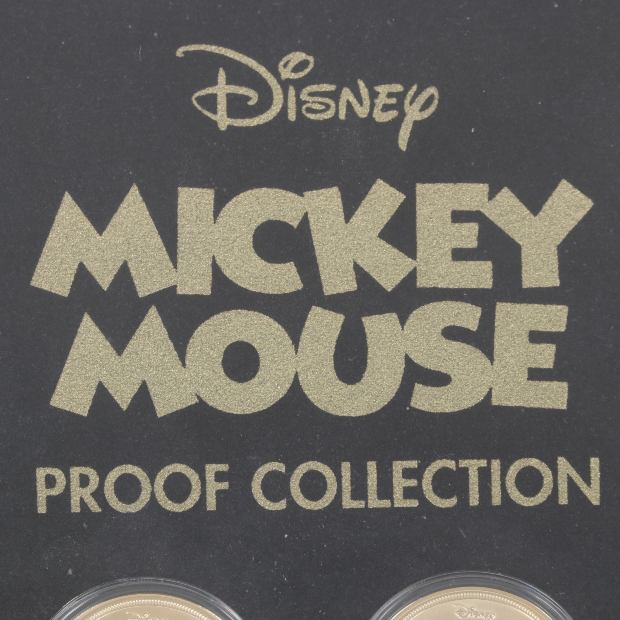 Mickey Mouse 24K Gold Plate Coin Proof Collection, 2018