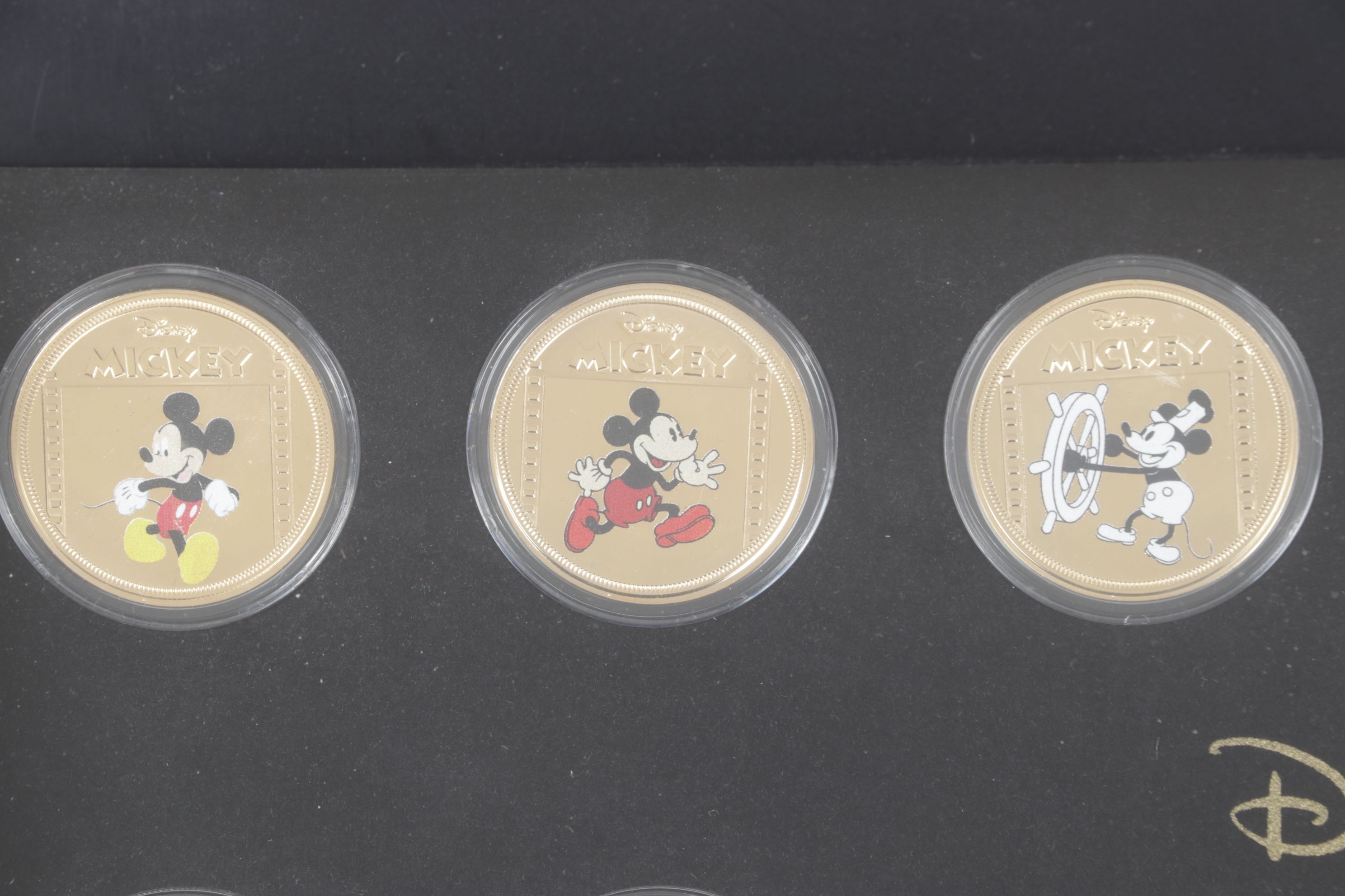 Mickey Mouse 24K Gold Plate Coin Proof Collection, 2018