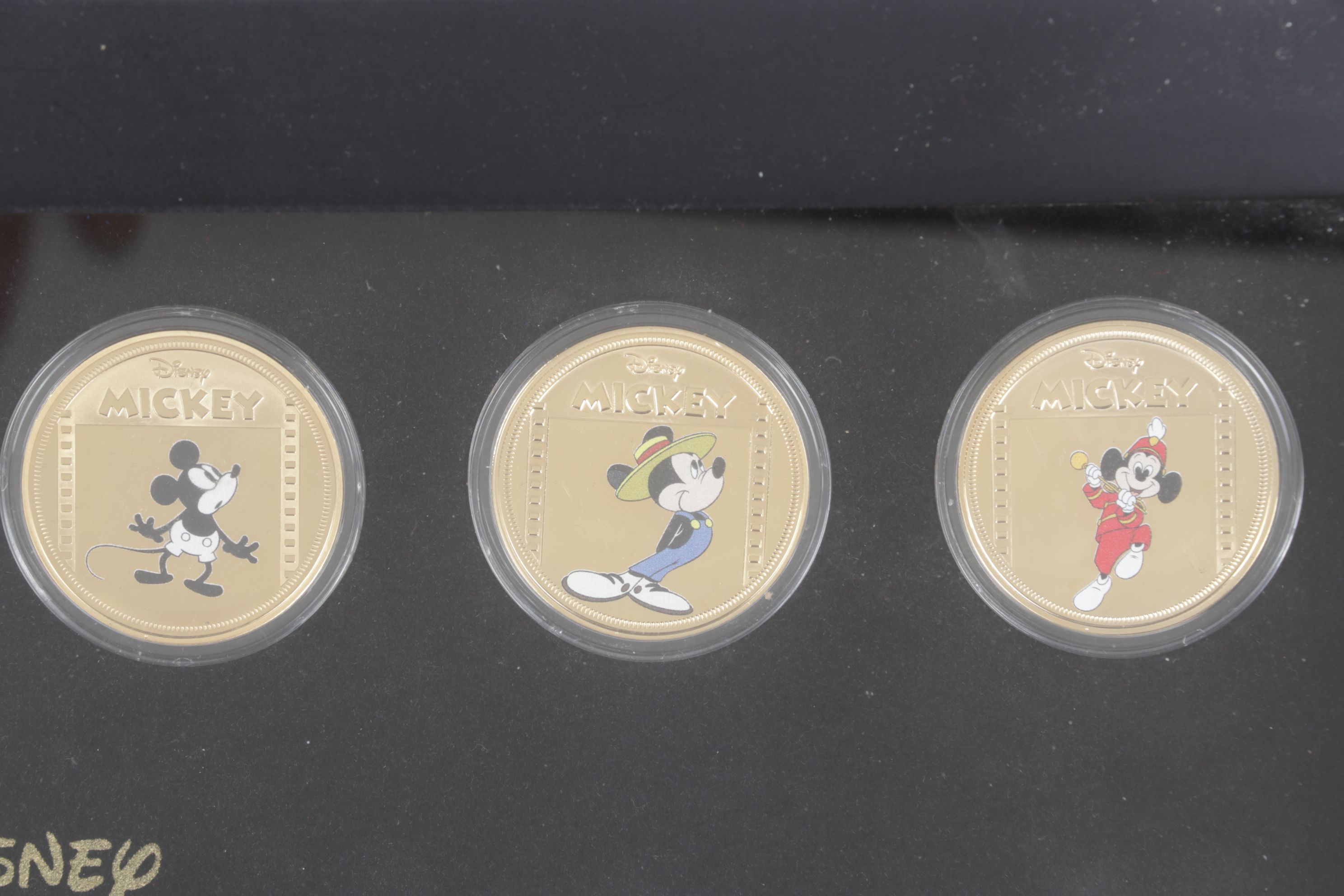 Mickey Mouse 24K Gold Plate Coin Proof Collection, 2018