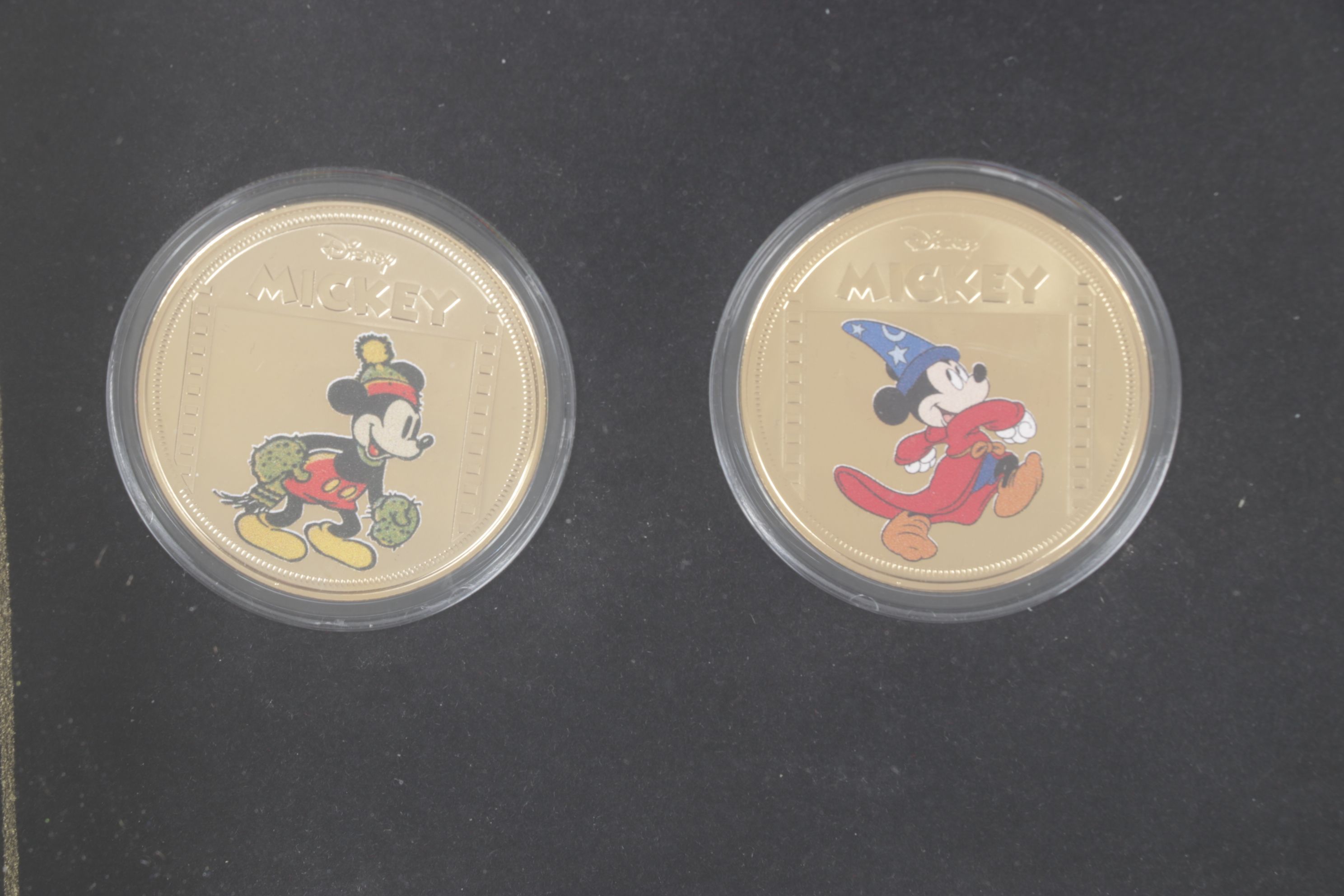 Mickey Mouse 24K Gold Plate Coin Proof Collection, 2018