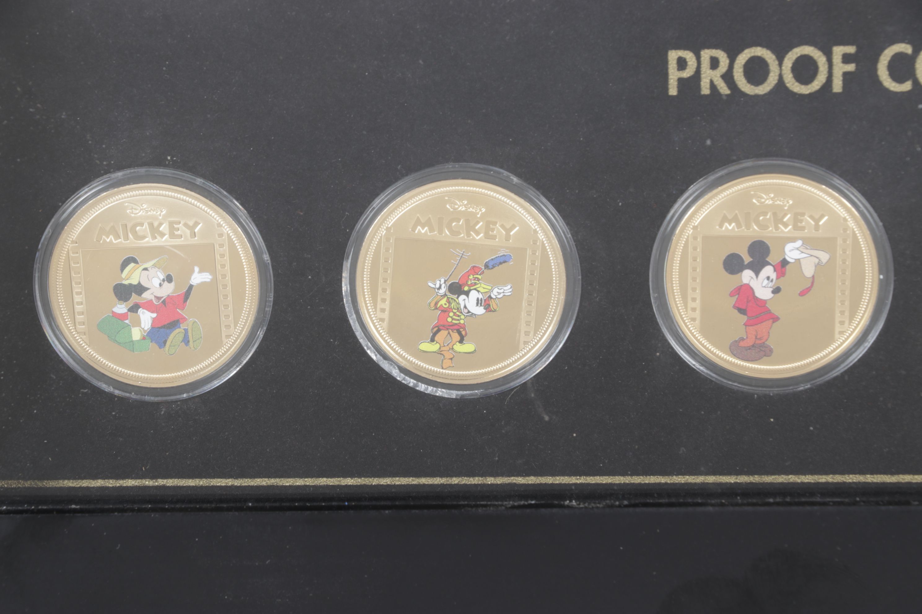 Mickey Mouse 24K Gold Plate Coin Proof Collection, 2018