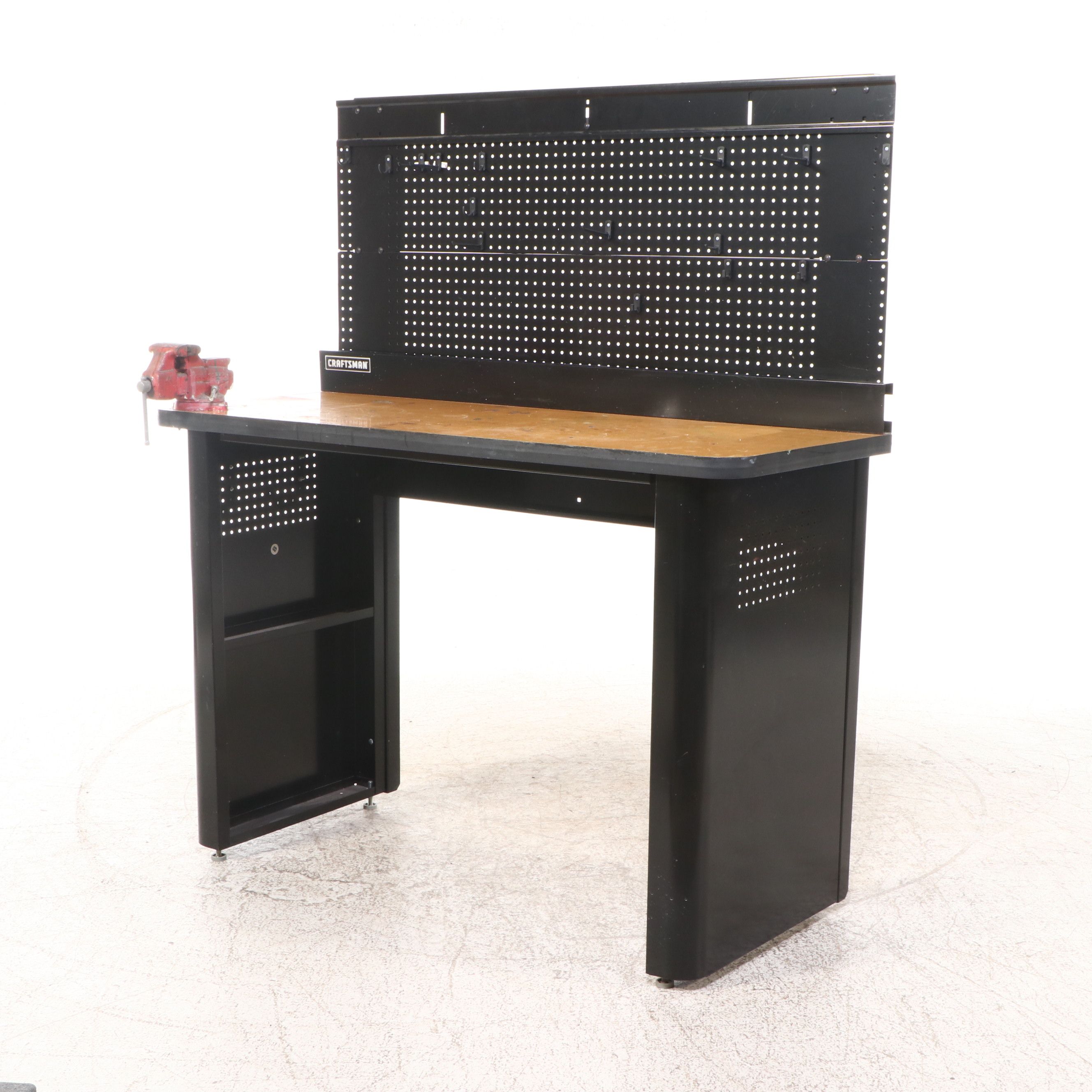 Craftsman Workbench with Attached Vice Grip