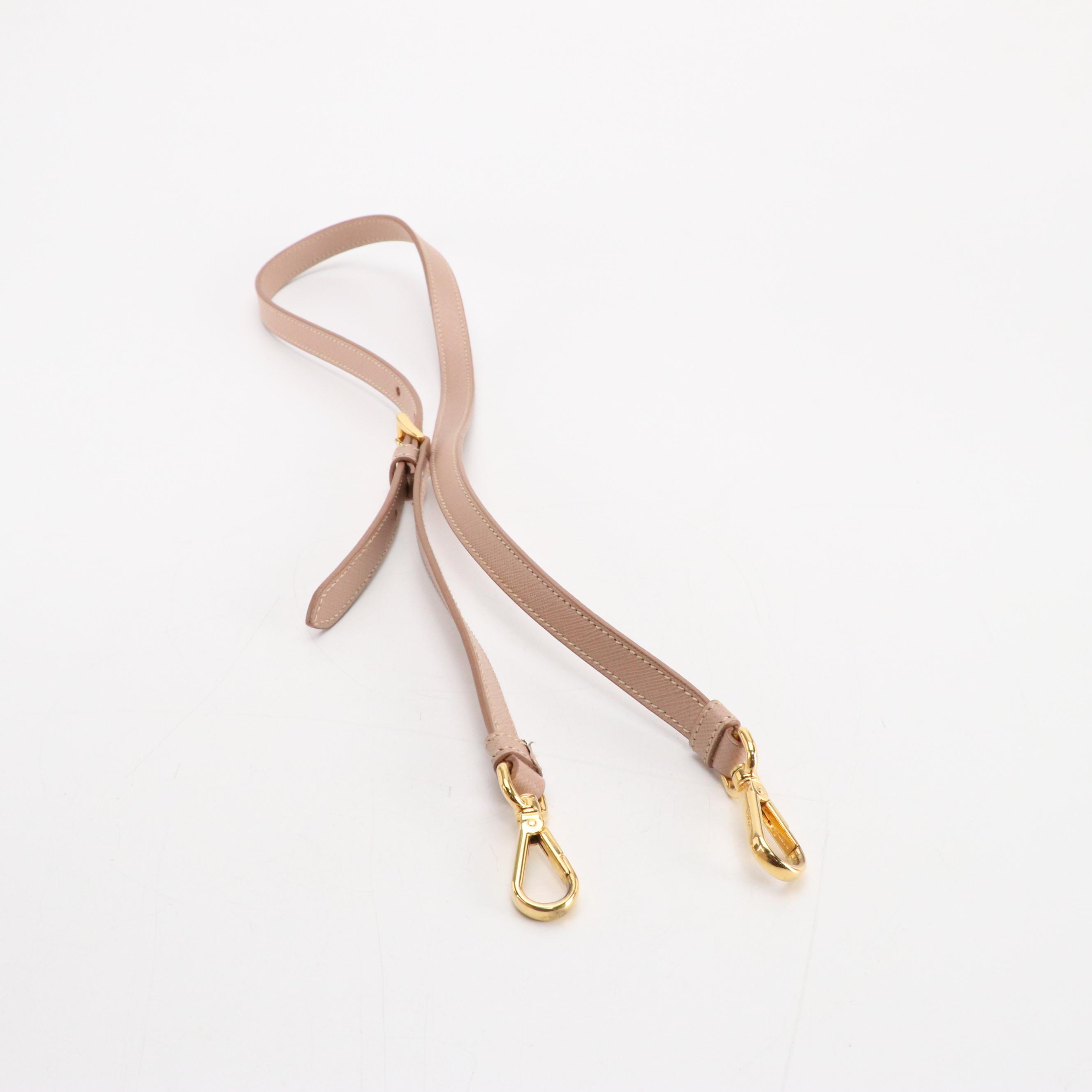 Prada Medium Double Zip Galleria Two-Way Tote in Blush Pink Saffiano Leather