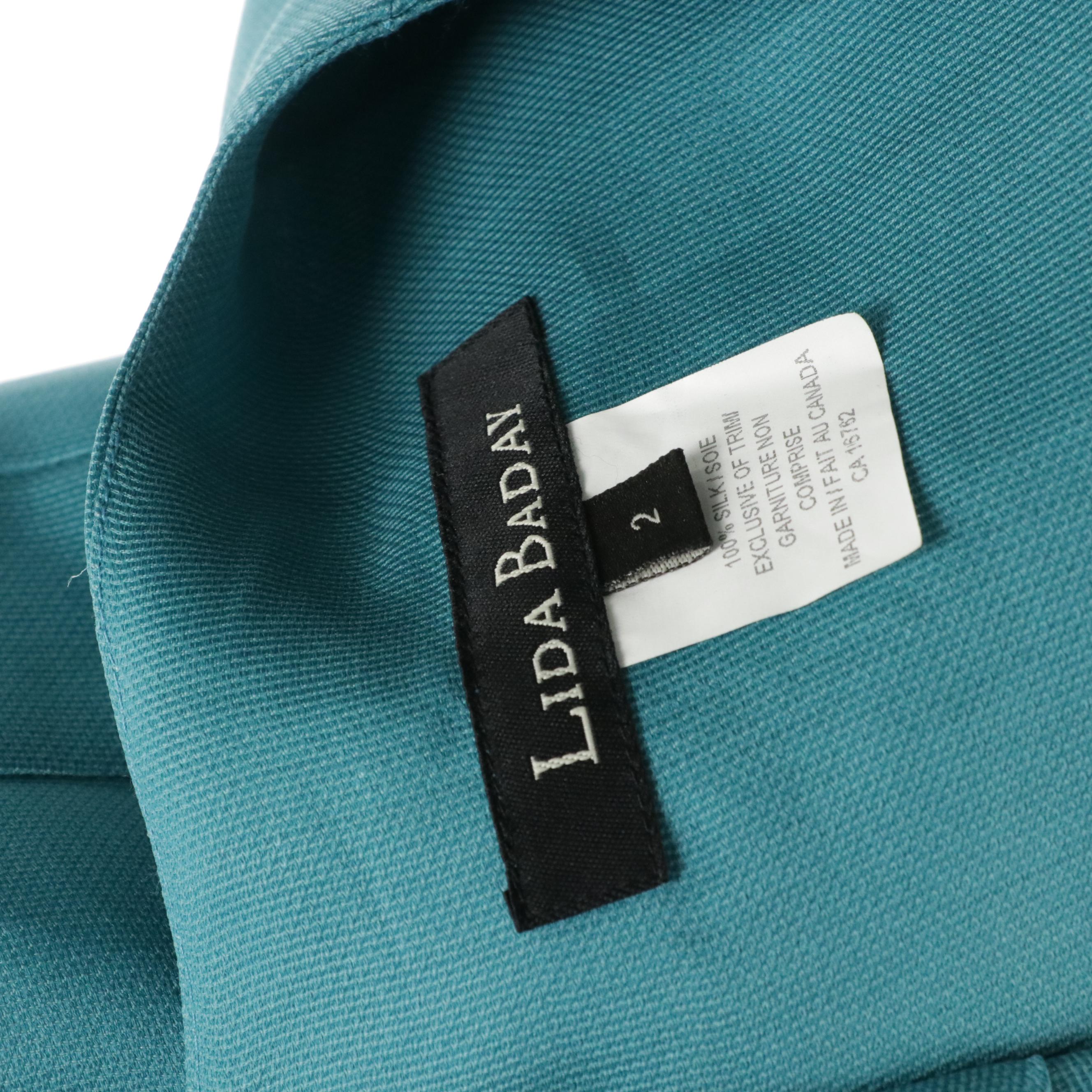 Yoana Baraschi Silk Print Dress and Lida Baday Fitted Silk Top