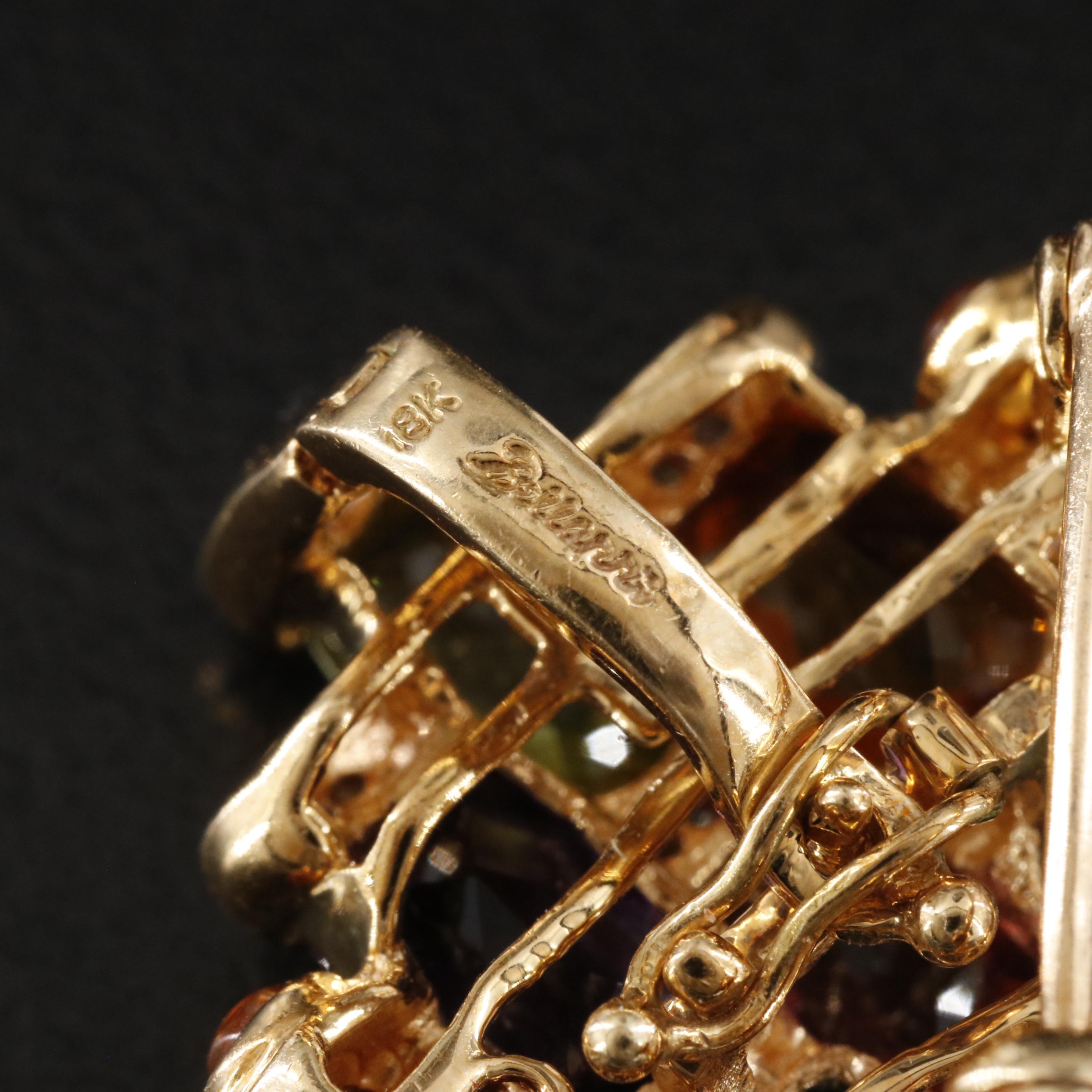 Bellarri 18K Gemstone and Diamond Enhancer Pendant Converter