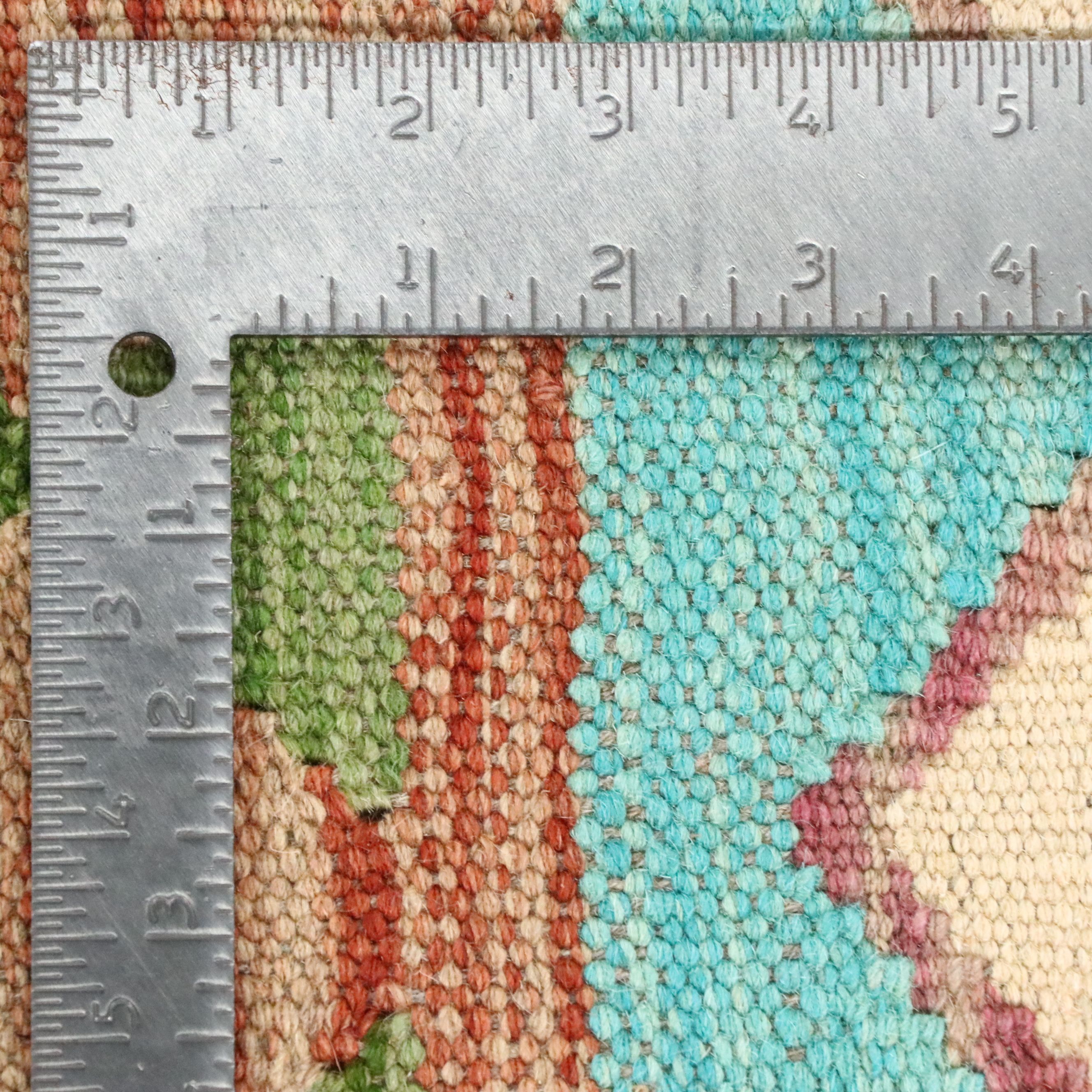 5'1 x 7'9 Handwoven Pakistani Kilim Area Rug