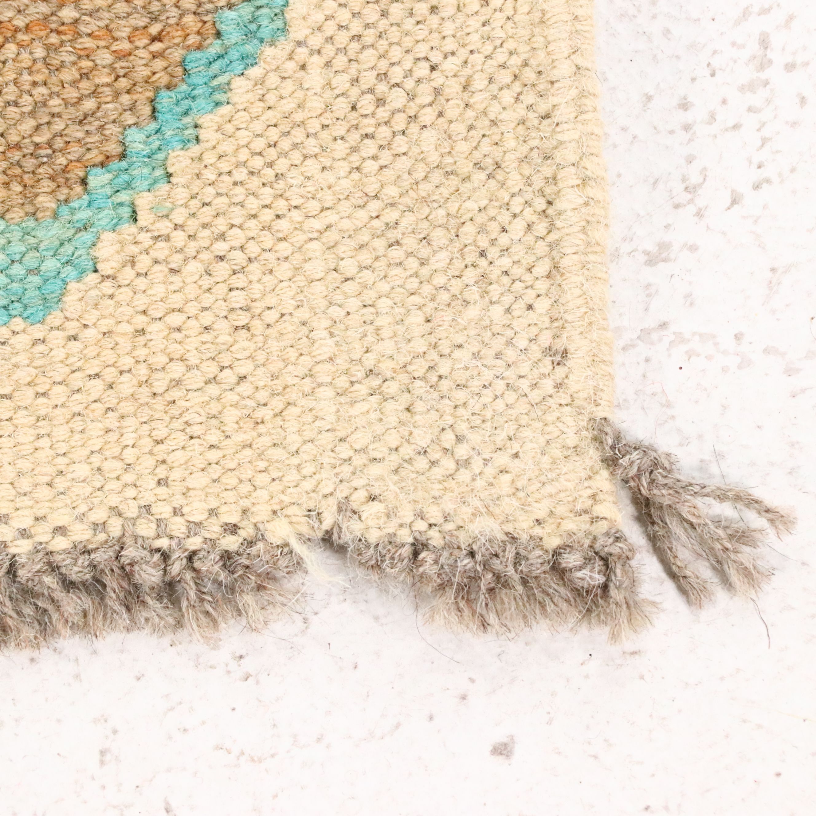 5'1 x 7'9 Handwoven Pakistani Kilim Area Rug