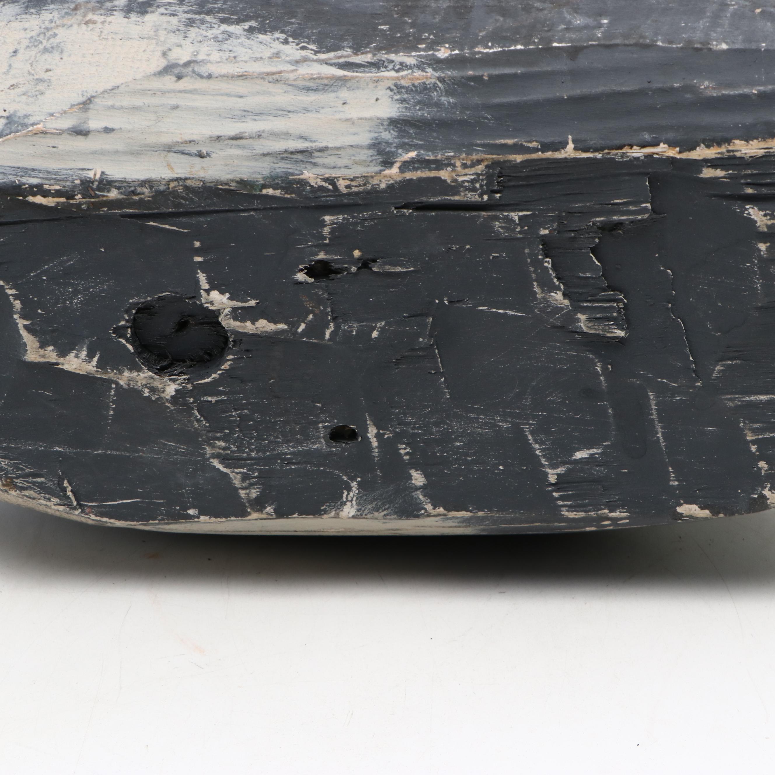 Folk Art Hand-Painted Canada Goose Decoy