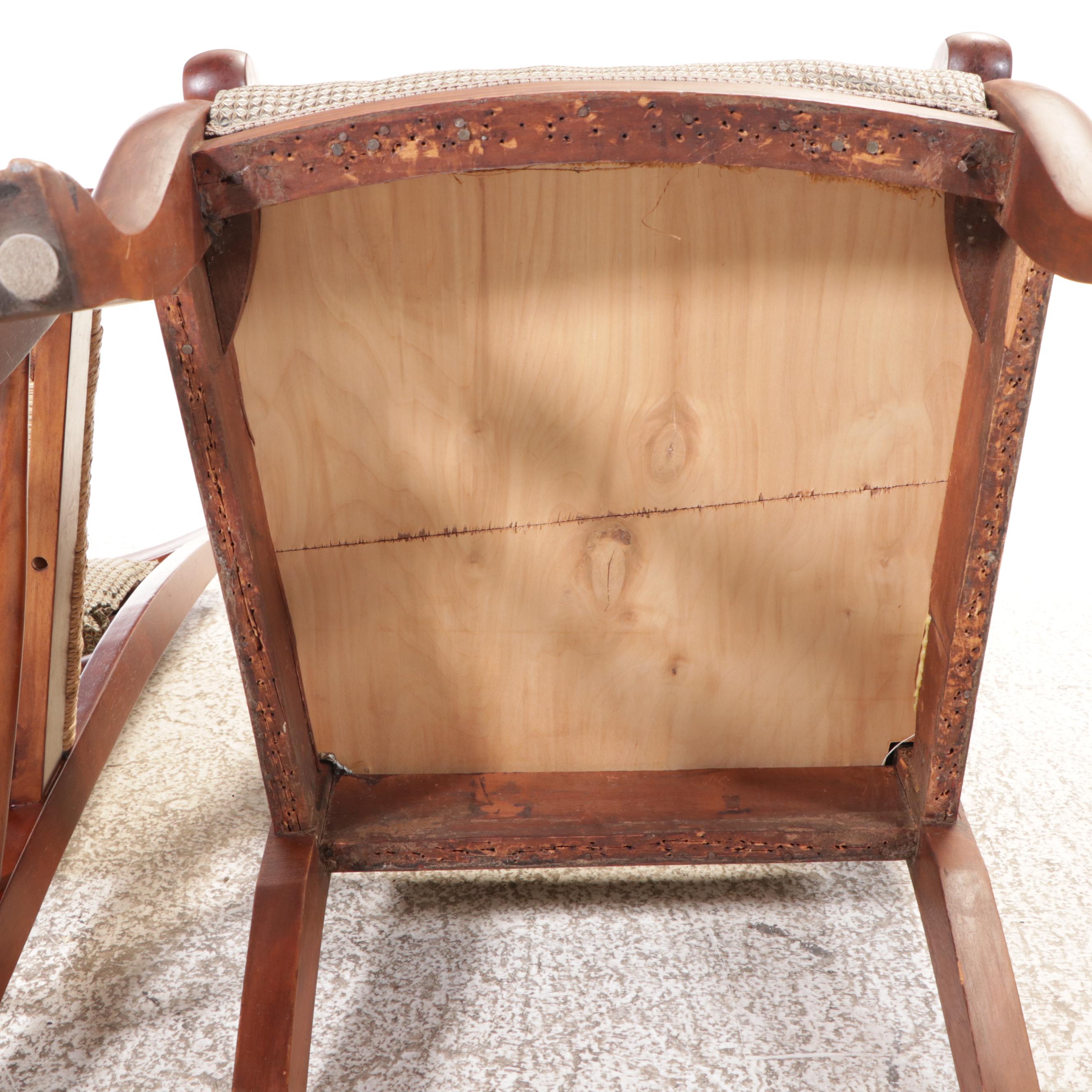 Eight Piece Pottery Barn English Style Dining Set with "Oxford" Table