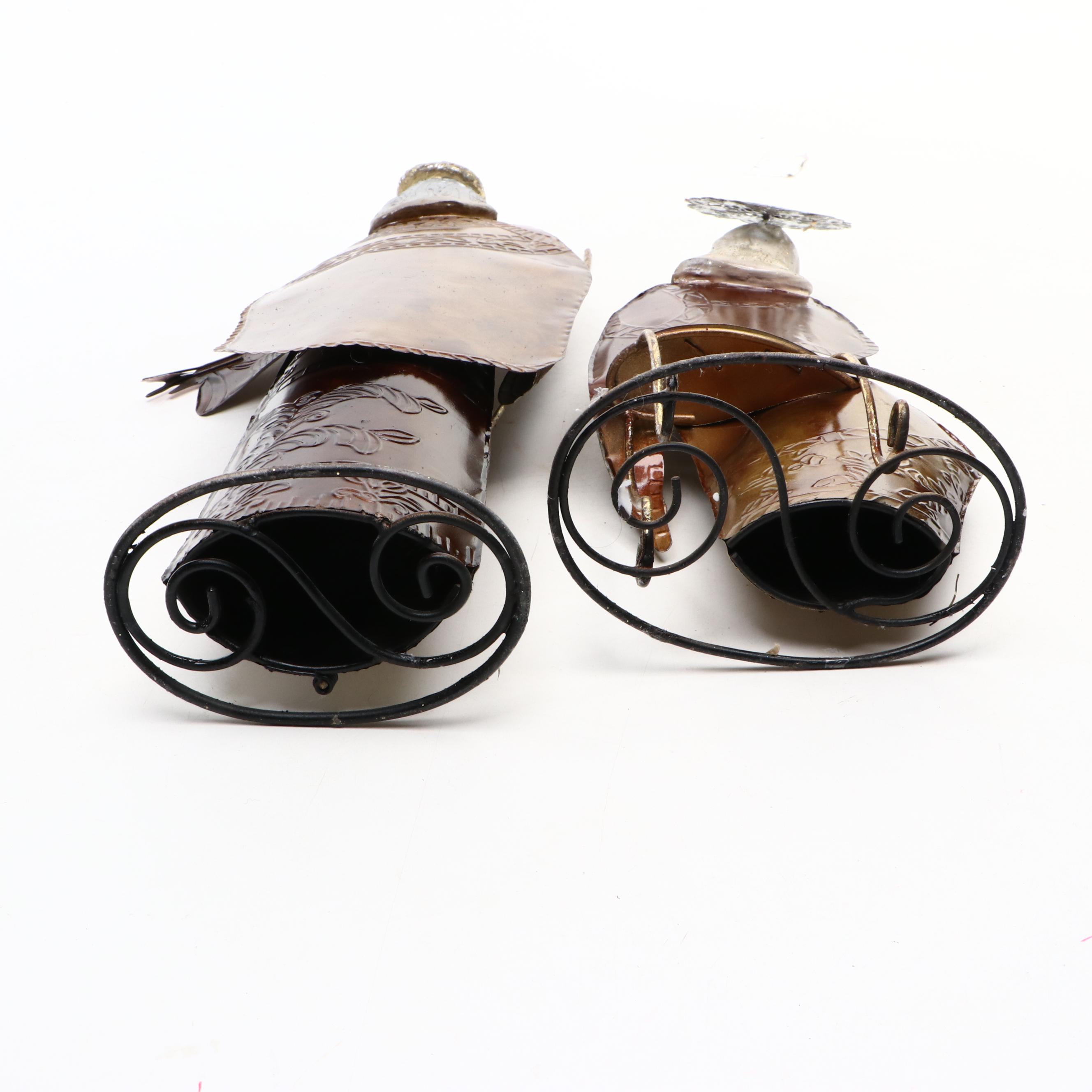 Gilt Sheet Metal Nativity Figures