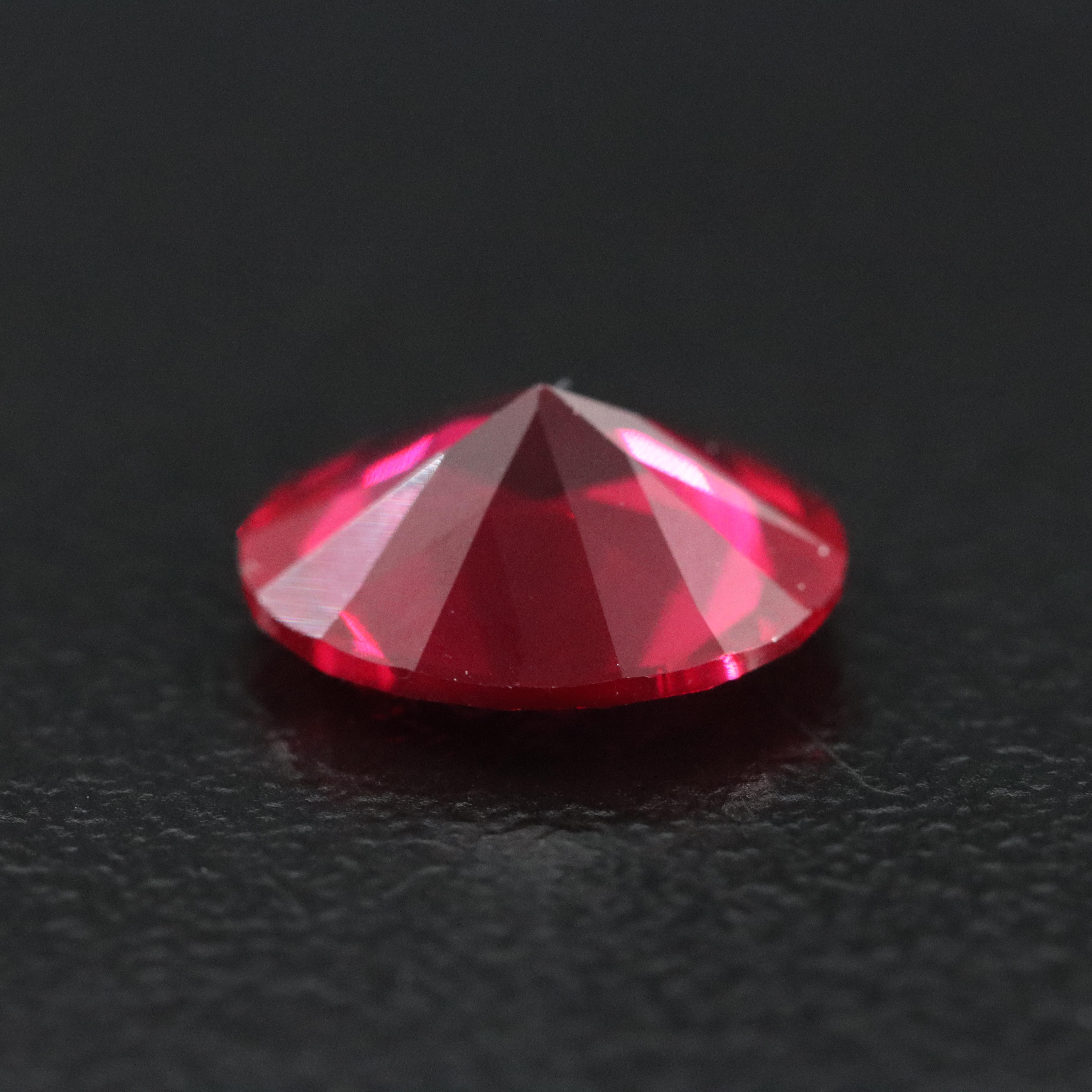Loose 2.87 CT Lab Grown Ruby