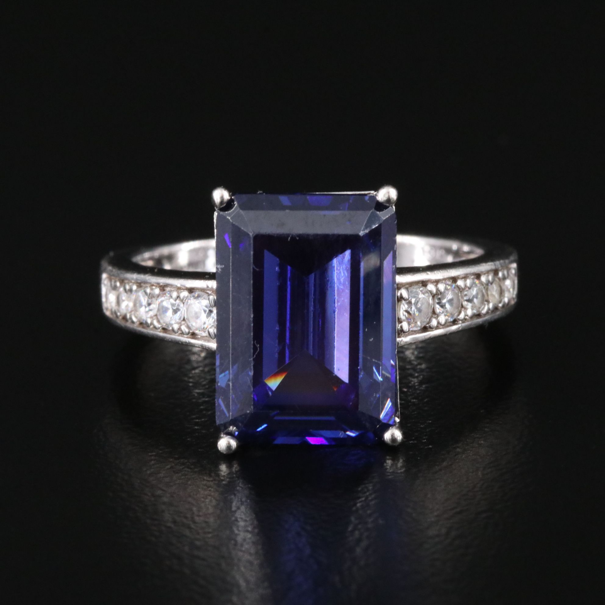 Sterling, Ruby and Sapphire Featured in Ring Collection