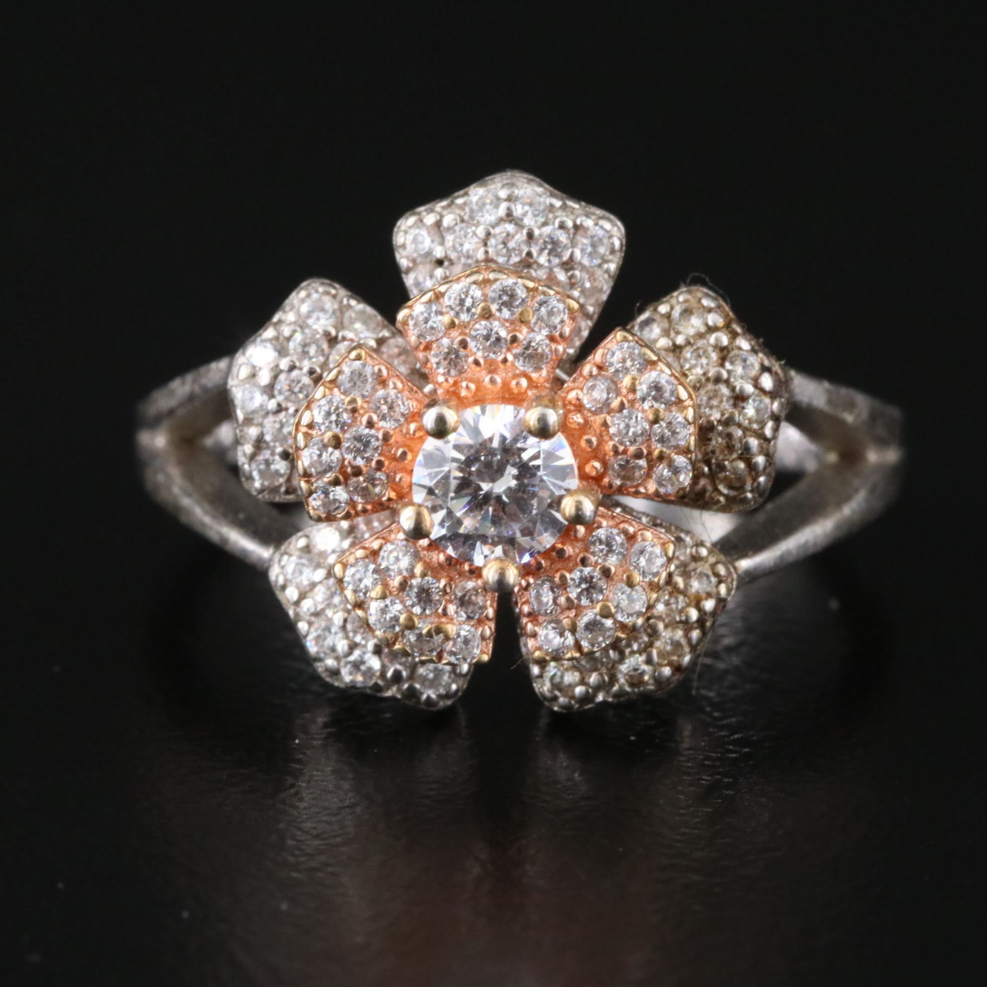 Sterling, Ruby and Sapphire Featured in Ring Collection