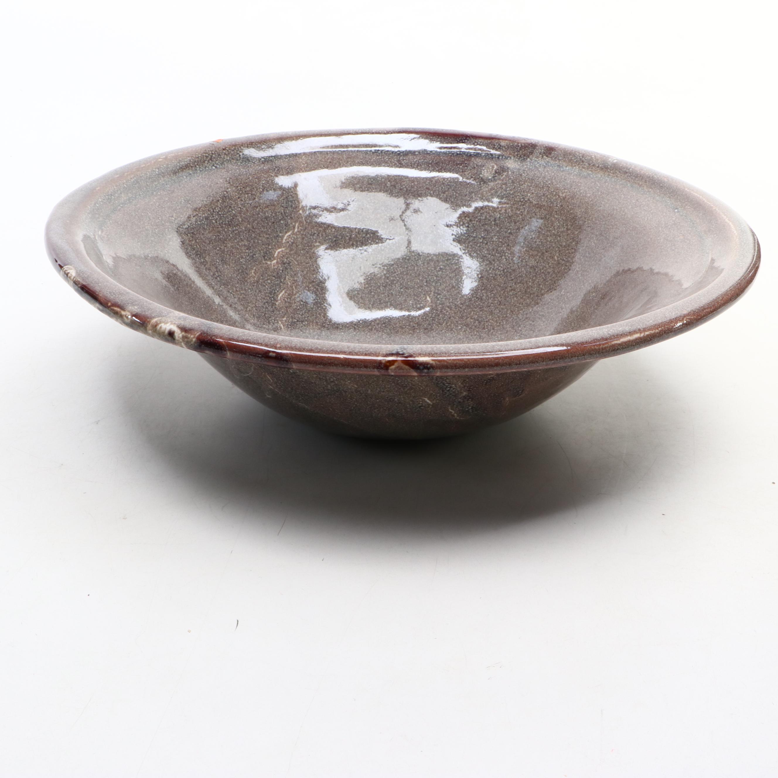 Decorative Balls with Ceramic Centerpiece and Metal Stand