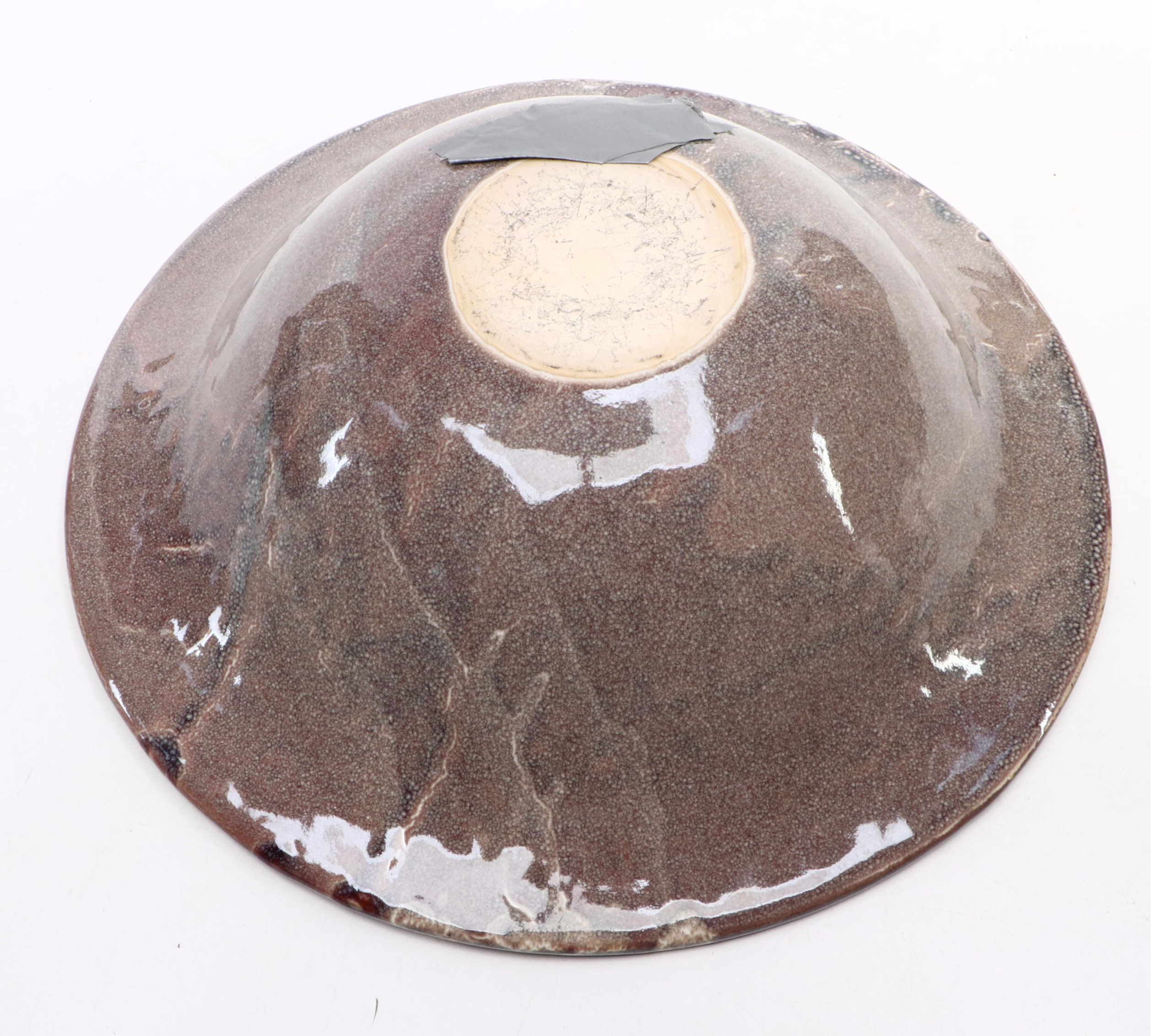 Decorative Balls with Ceramic Centerpiece and Metal Stand