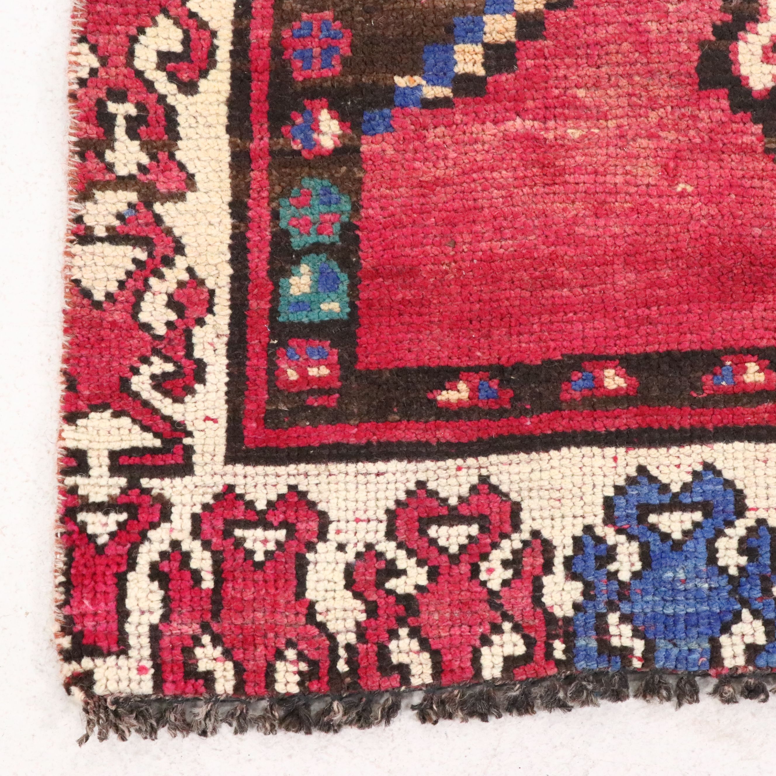 4' x 8'7 Hand-Knotted Persian Yalameh Long Rug