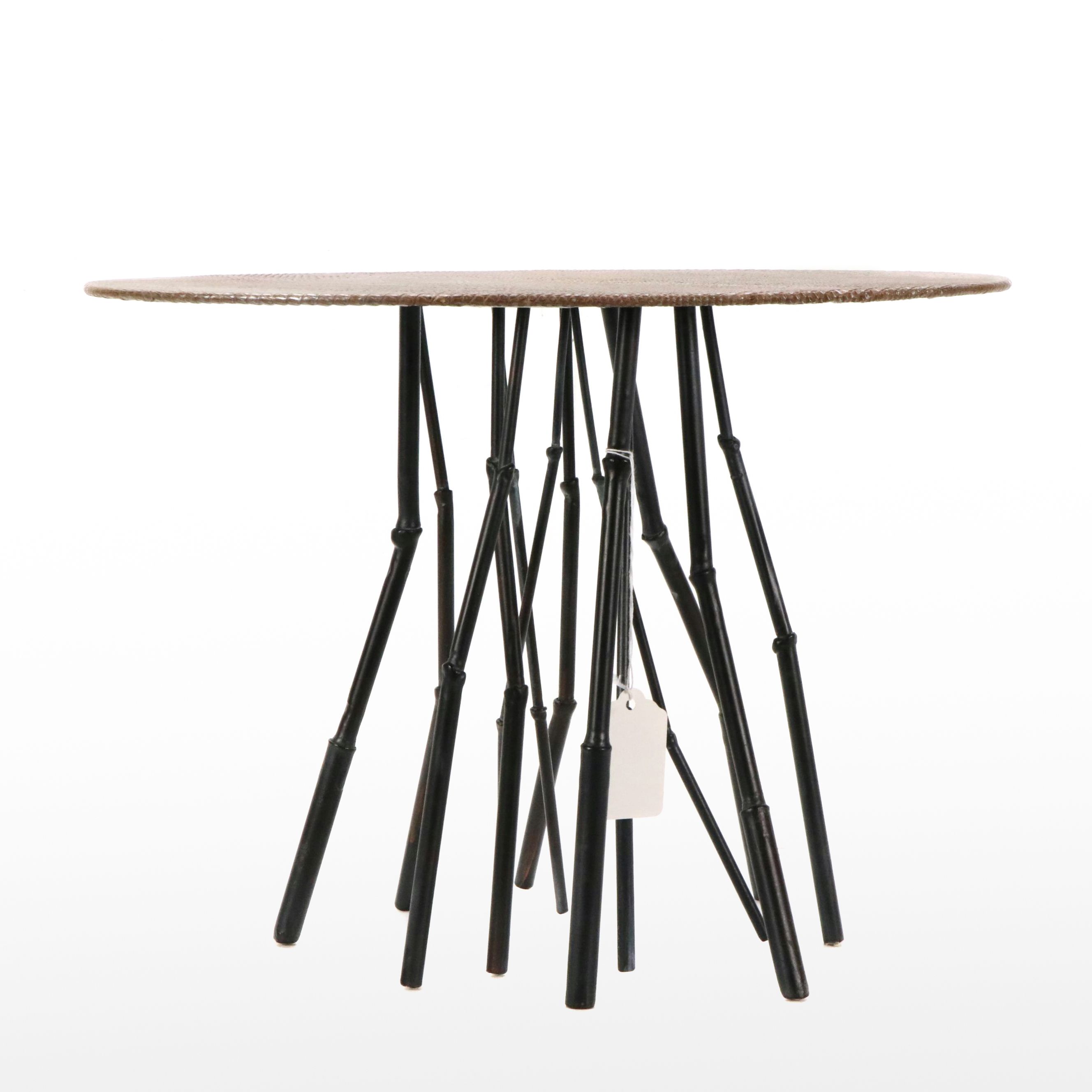 Celestina Handmade Metal Sculptural Table, 21st Century