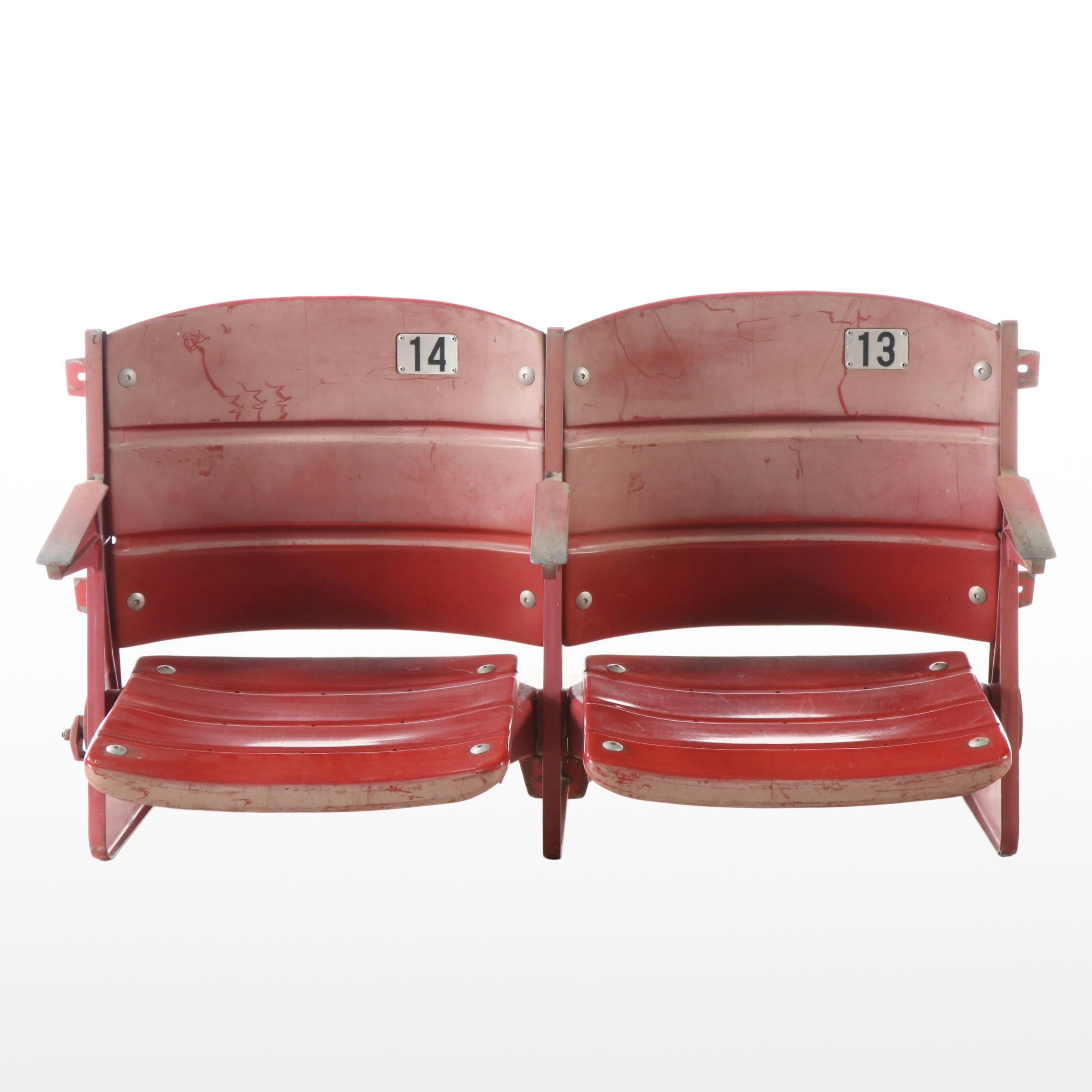 Red Section Seats from Riverfront Stadium, Cincinnati, Ohio