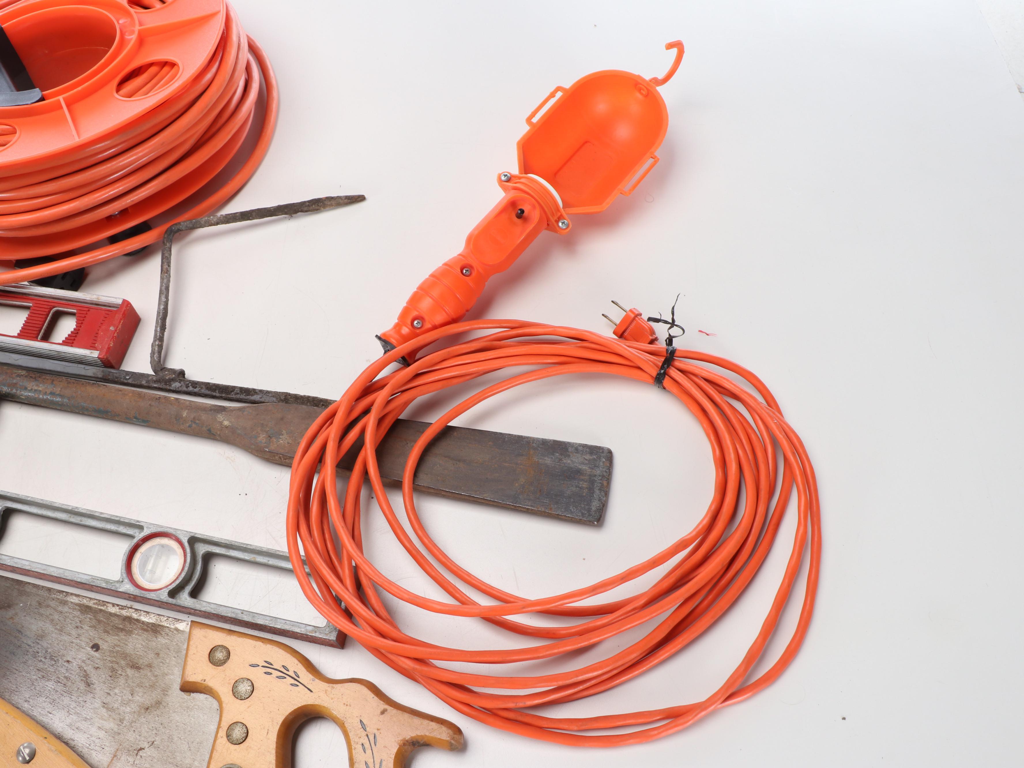 Kobalt and Stanley Hand Saws, Work Lamp, Level, and More Hand Tools