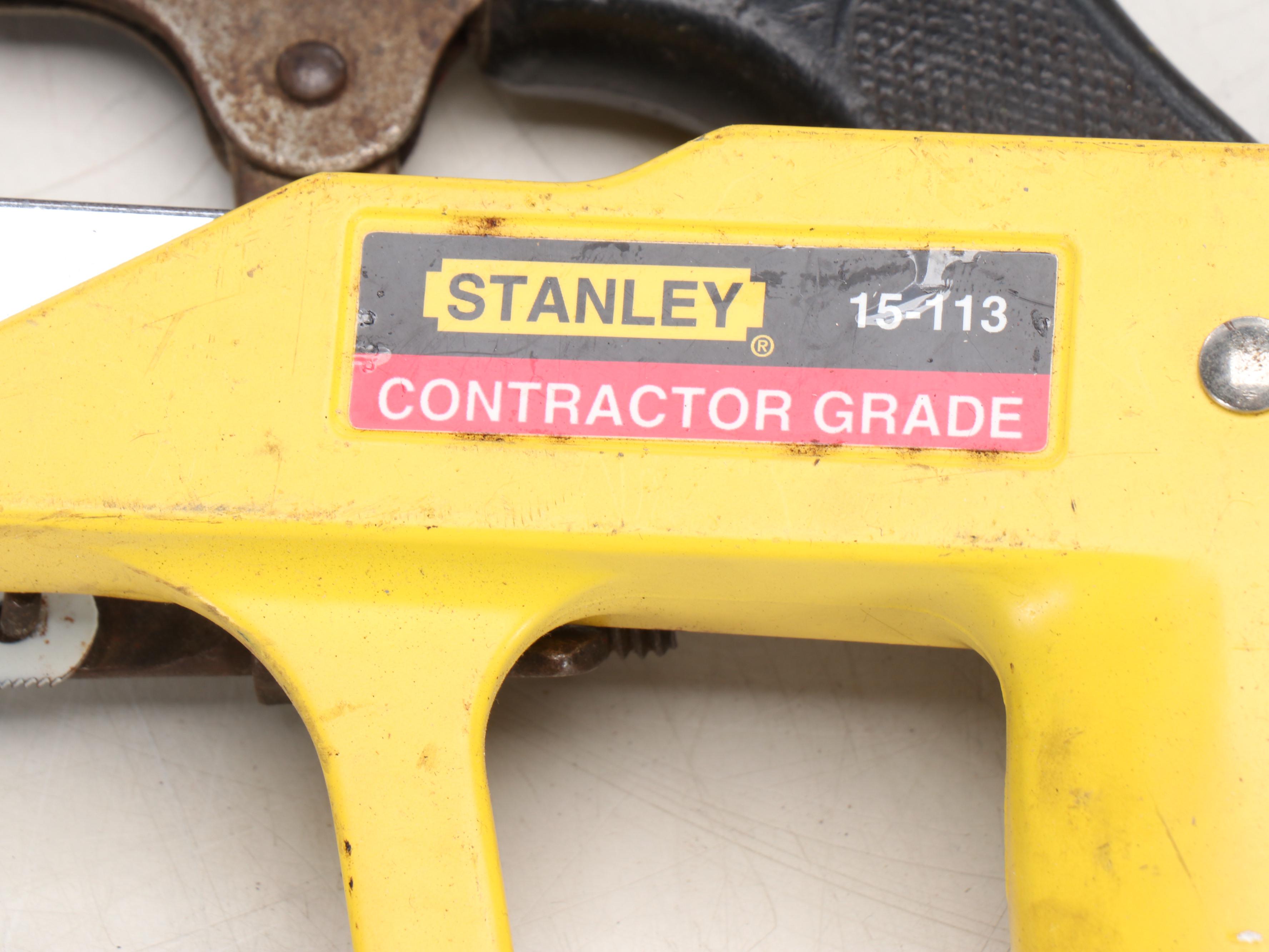 Kobalt and Stanley Hand Saws, Work Lamp, Level, and More Hand Tools