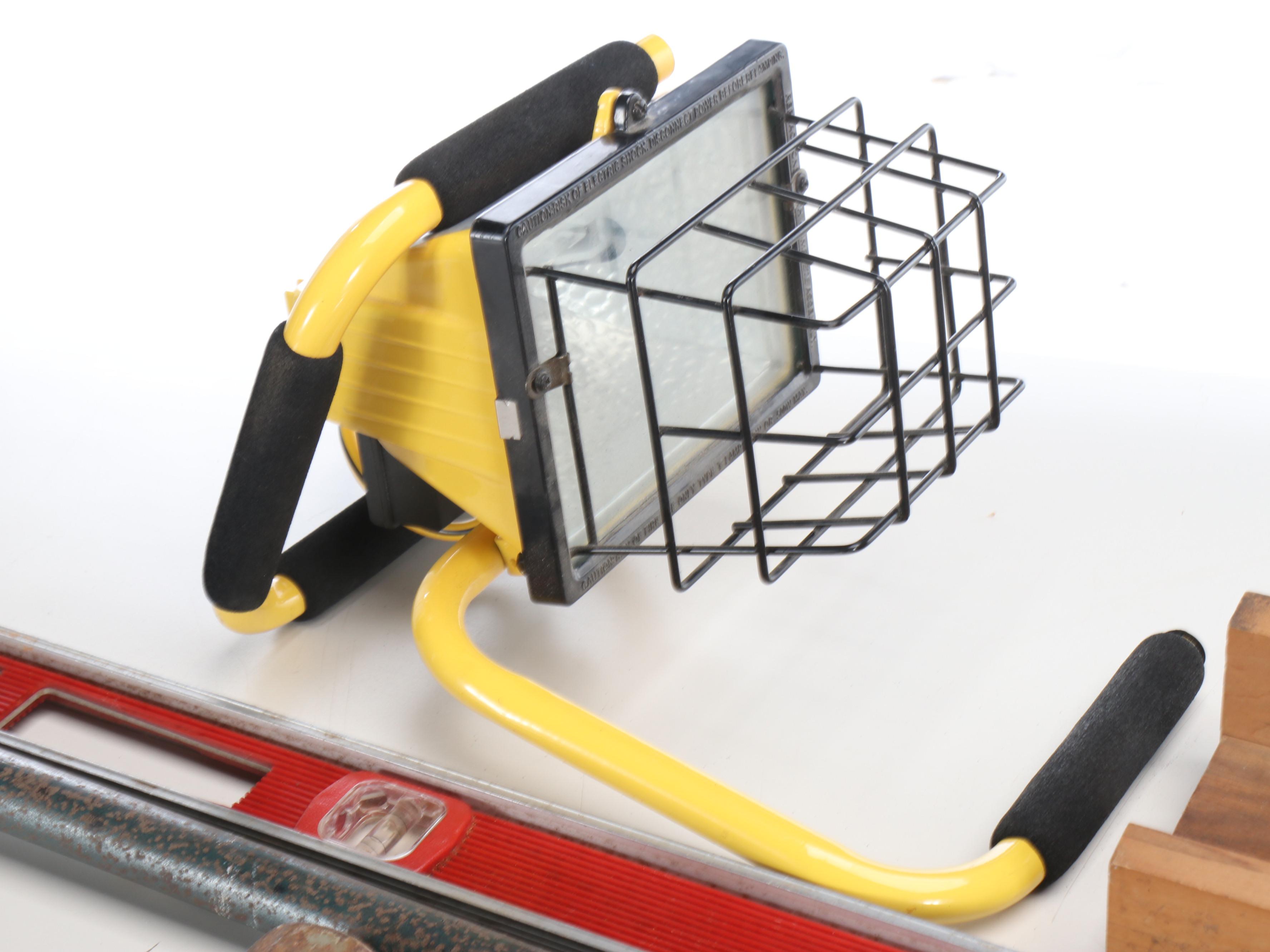 Kobalt and Stanley Hand Saws, Work Lamp, Level, and More Hand Tools