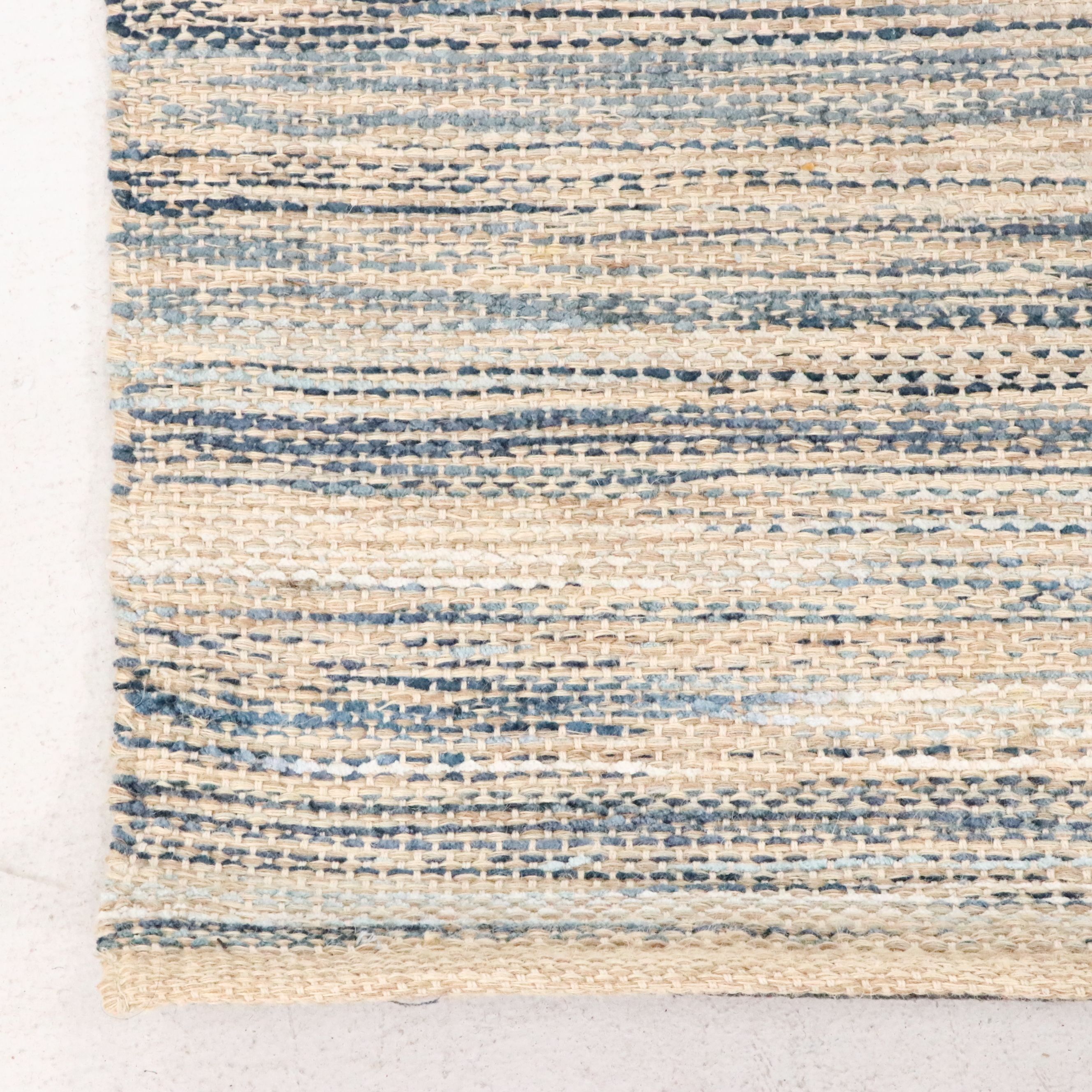 7' x 10'2 Machine Made Threshold for Target Mixed Fiber Indigo Area Rug