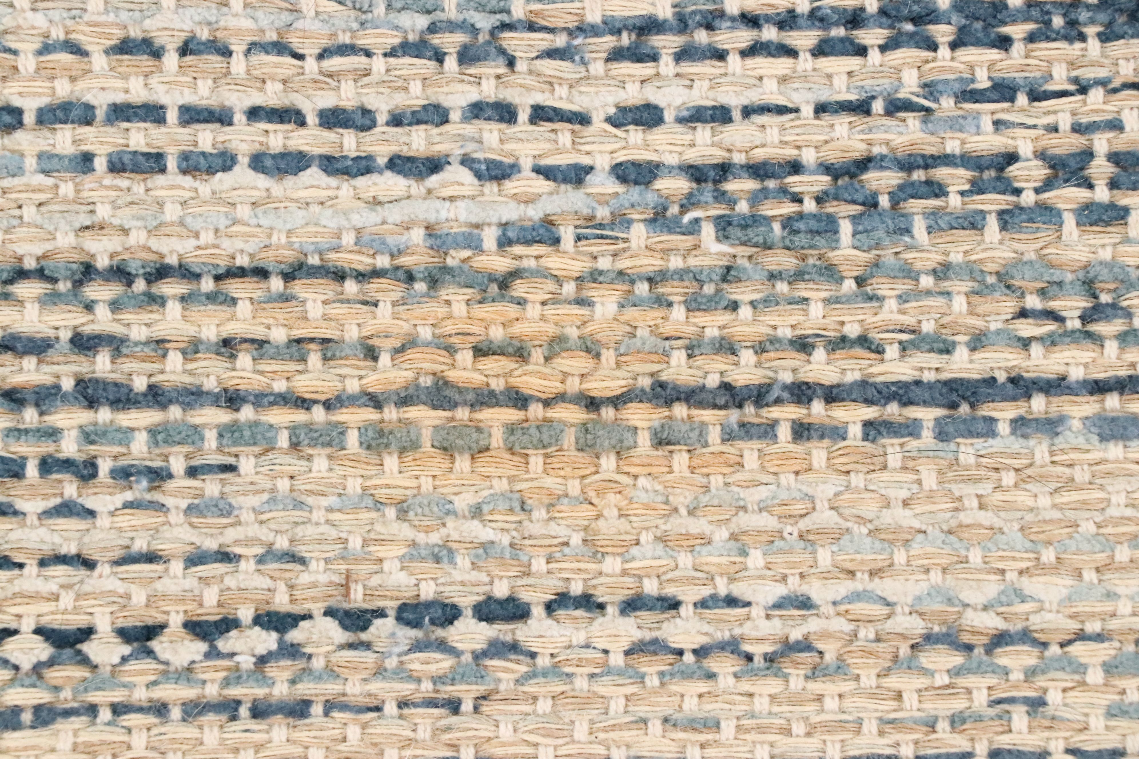 7' x 10'2 Machine Made Threshold for Target Mixed Fiber Indigo Area Rug