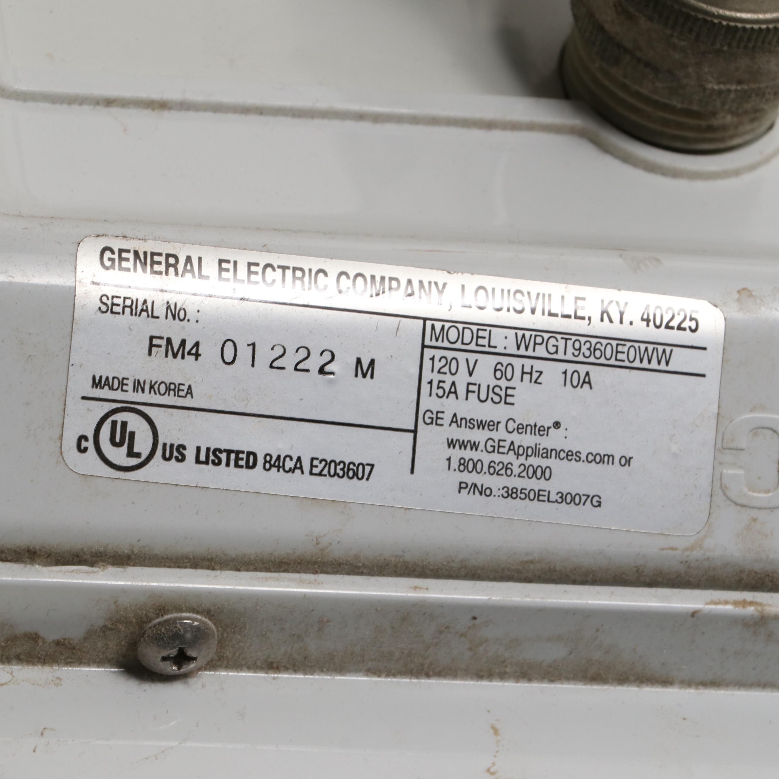 GE Profile Harmony King-Size Capacity High Efficiency Washer