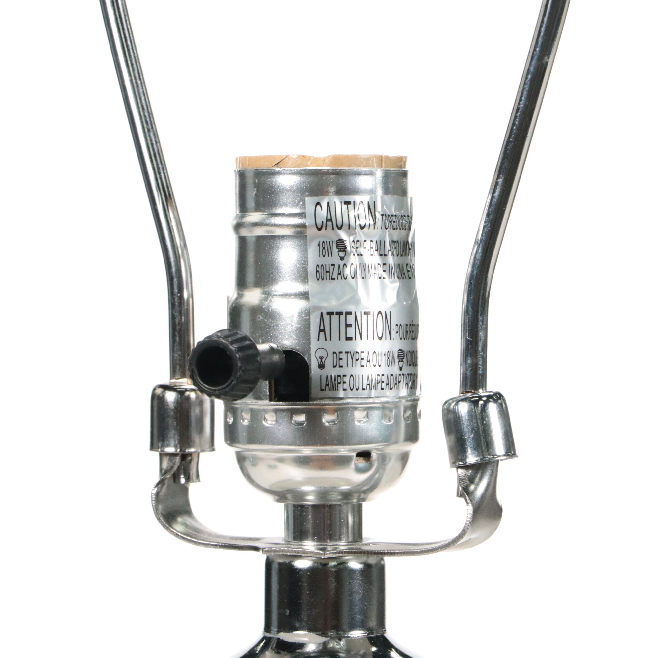 Pottery Barn "Langley" Stoneware Table Lamp and Cotton Shade