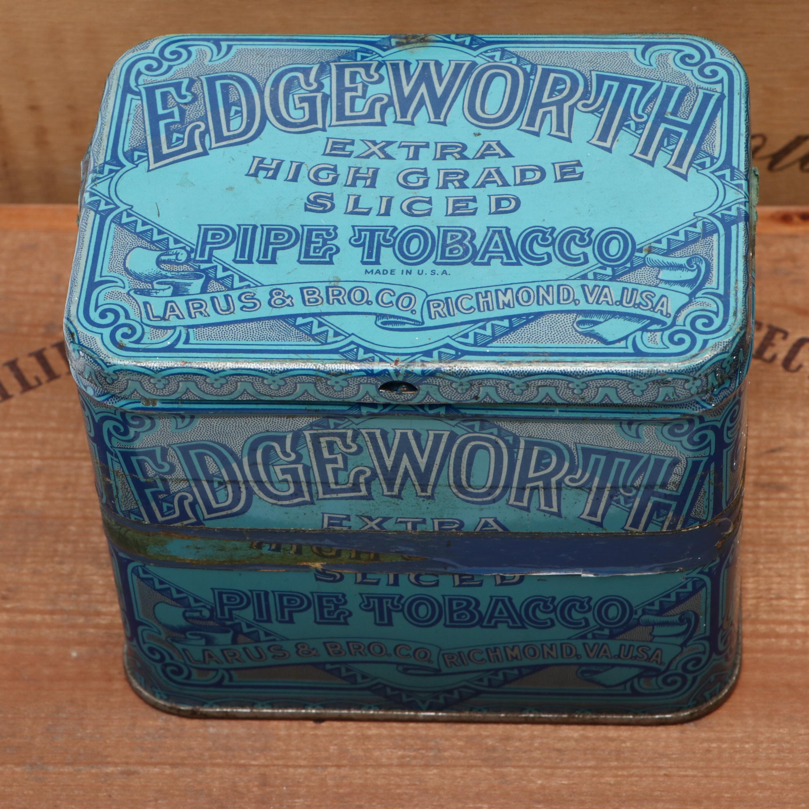 Swee-Touch-Nee Tea, Edgeworth Tobacco and More Tin Boxes with Other Cigar Boxes