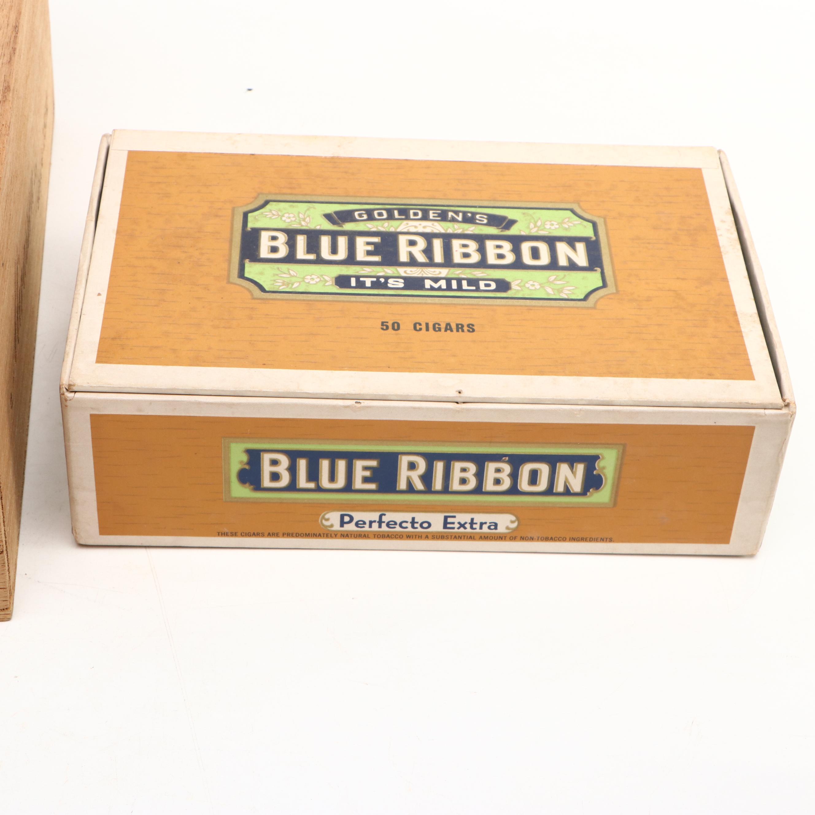 Swee-Touch-Nee Tea, Edgeworth Tobacco and More Tin Boxes with Other Cigar Boxes