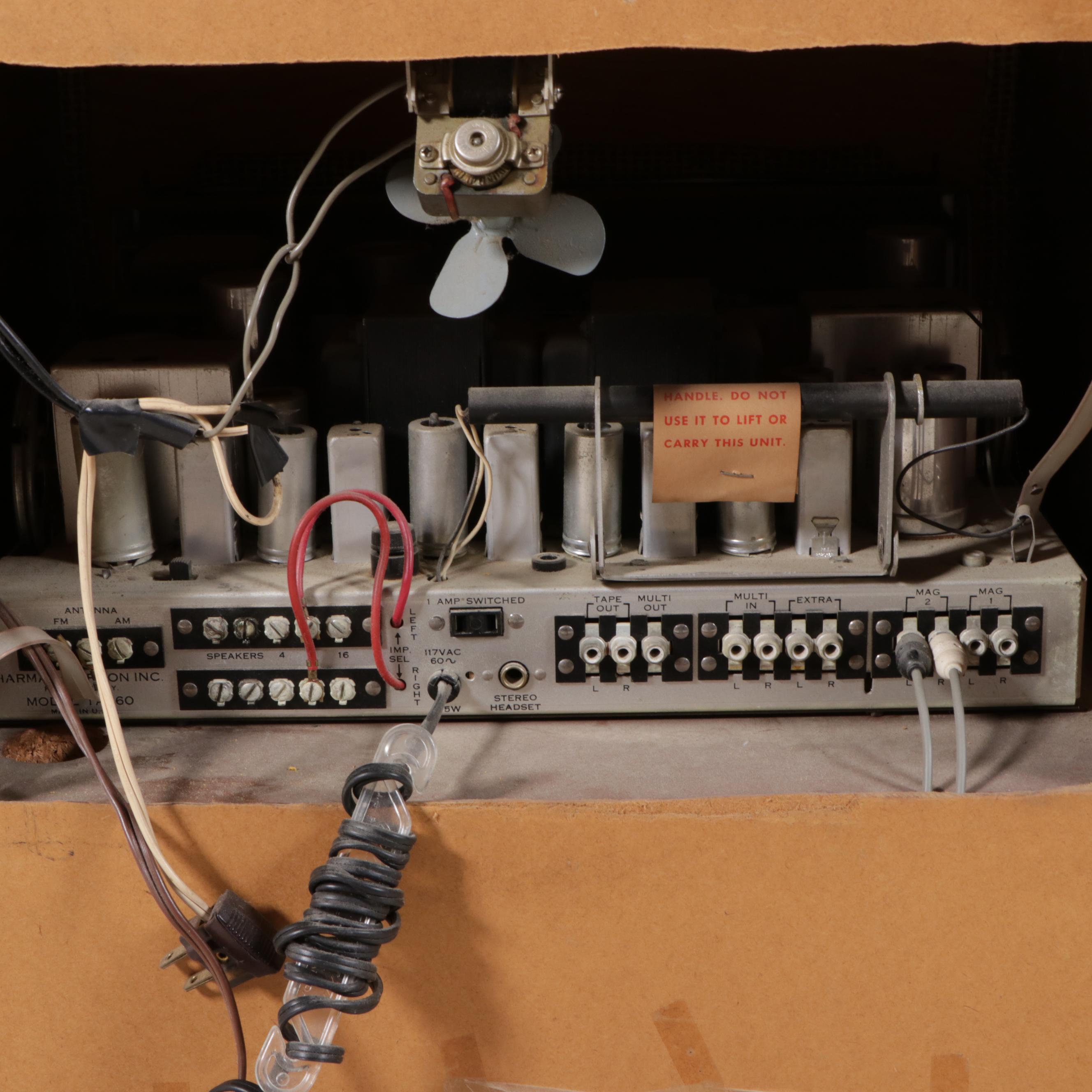 Elac Miracord 10H Turntable in Teak Cabinet w/ Pair of Aztec Athena 1A Speakers