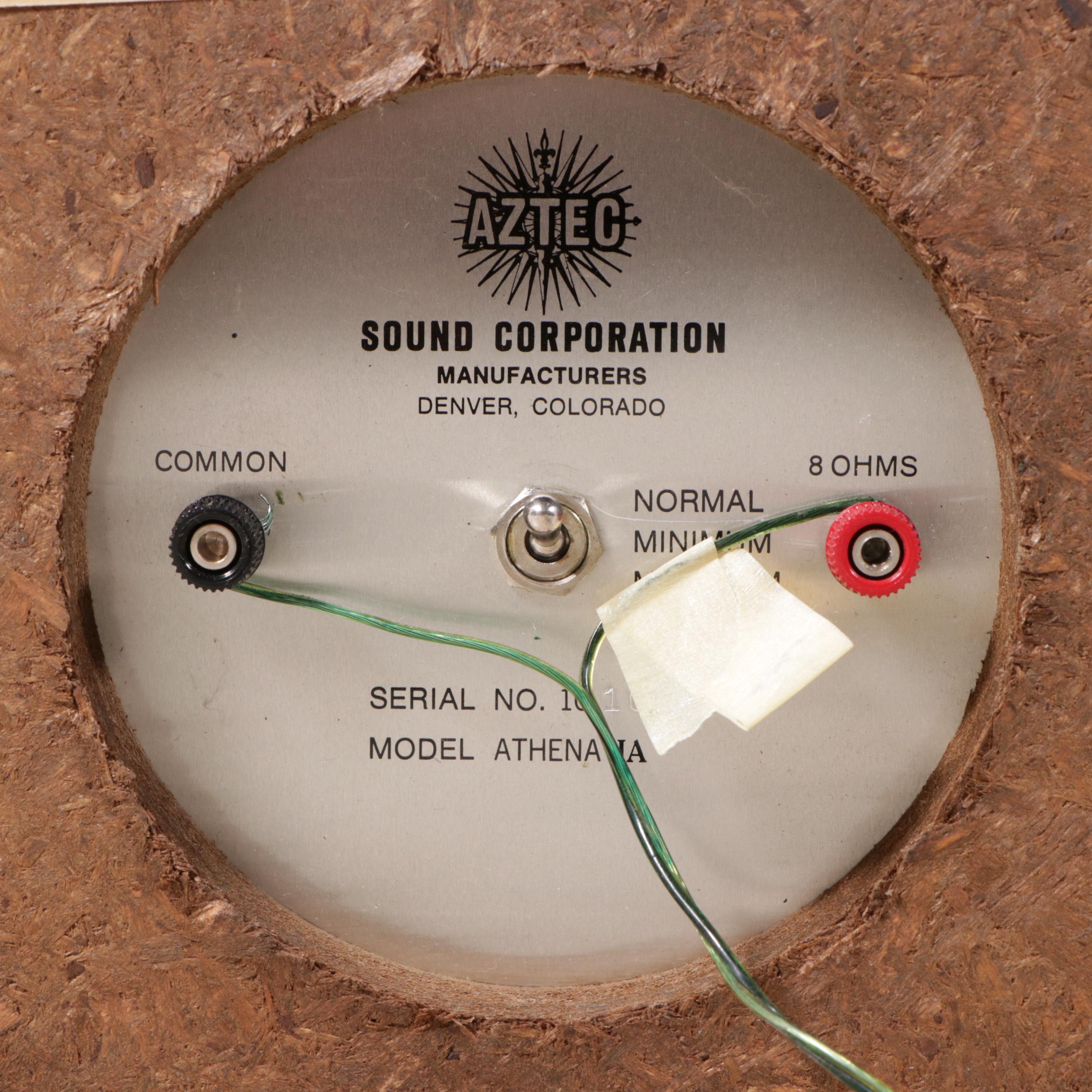 Elac Miracord 10H Turntable in Teak Cabinet w/ Pair of Aztec Athena 1A Speakers