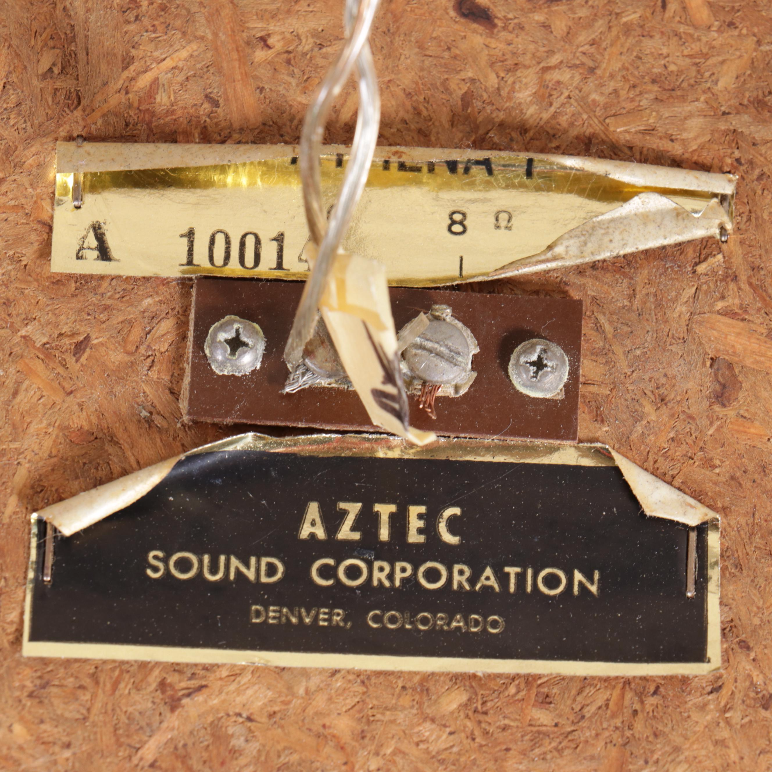 Elac Miracord 10H Turntable in Teak Cabinet w/ Pair of Aztec Athena 1A Speakers