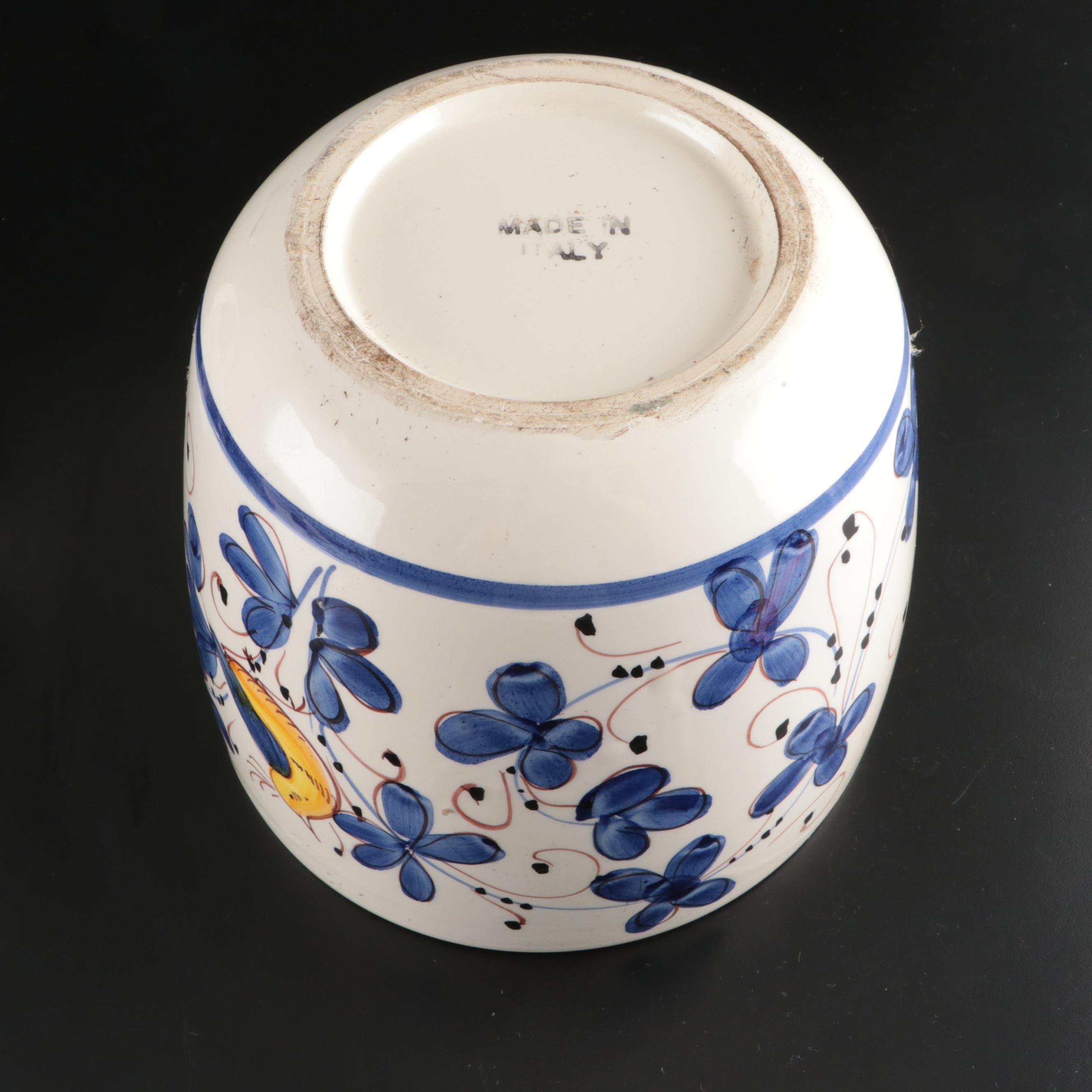 Italian Ceramic Planters and Vases