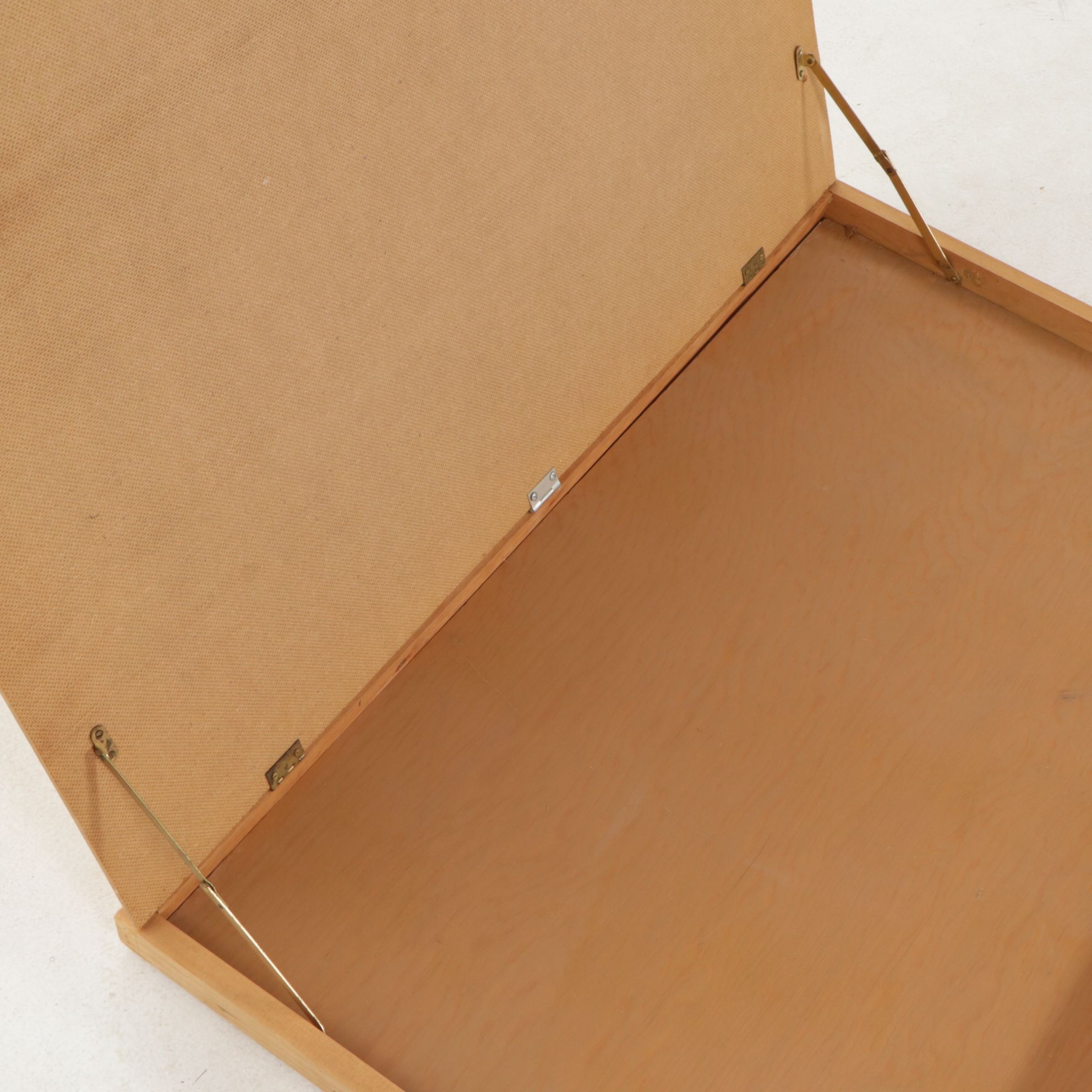 Oversized Wooden Portfolio Case for Art Storage and Transportation