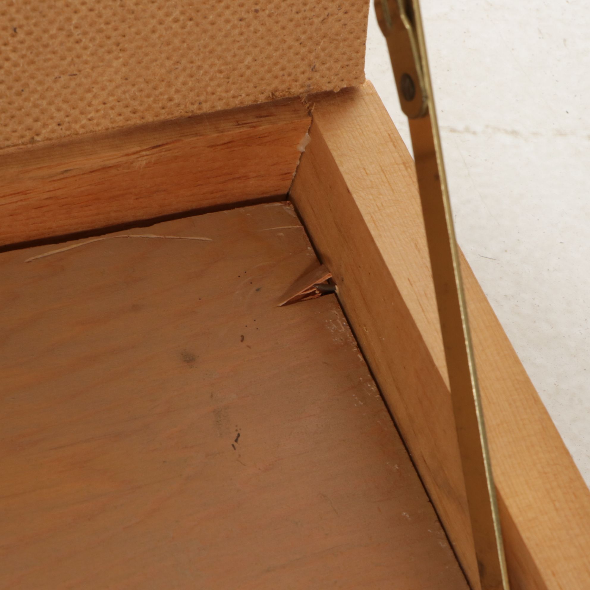 Oversized Wooden Portfolio Case for Art Storage and Transportation