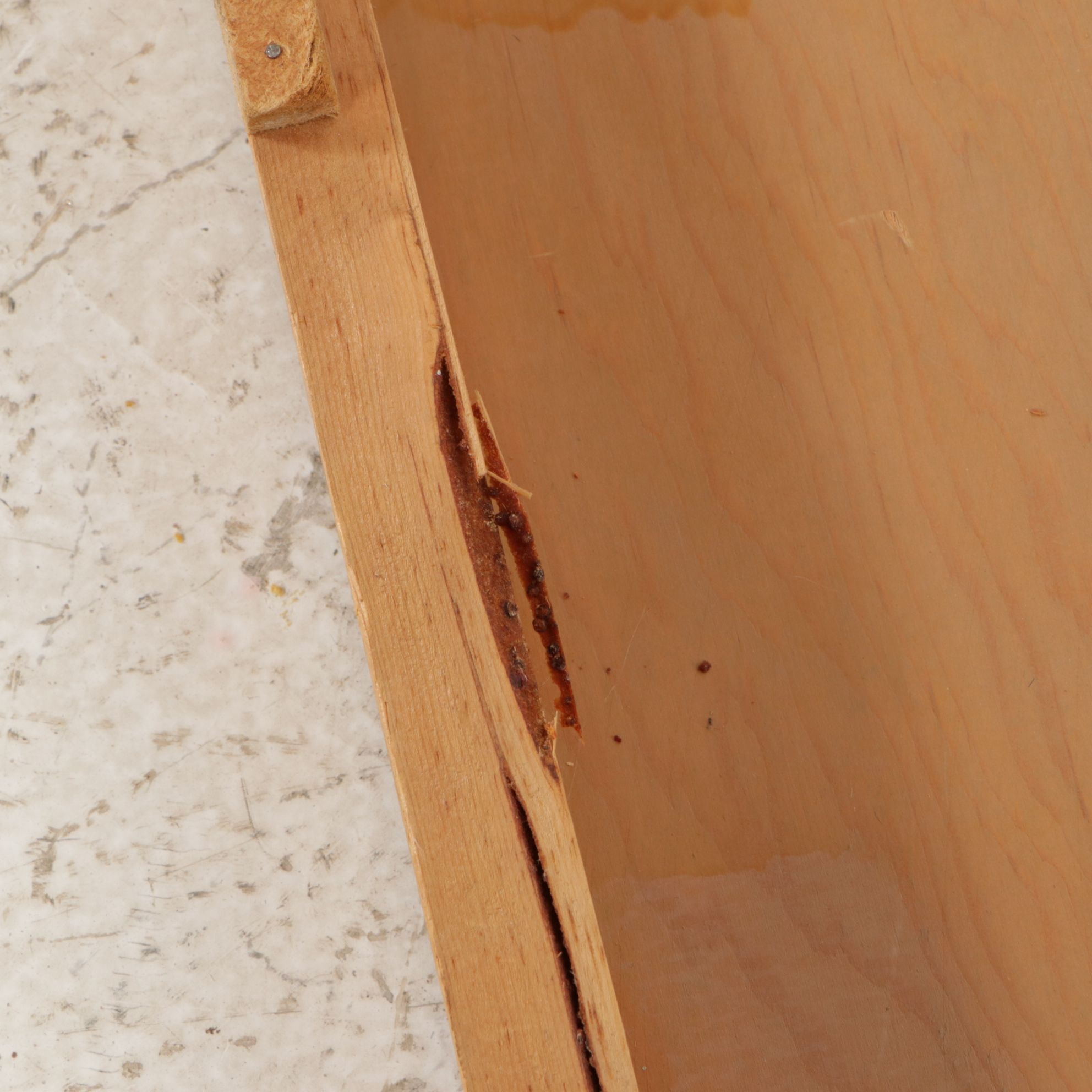 Oversized Wooden Portfolio Case for Art Storage and Transportation