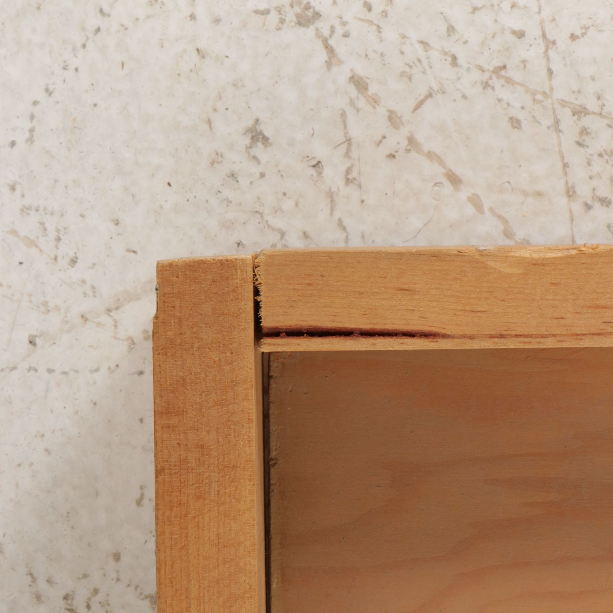 Oversized Wooden Portfolio Case for Art Storage and Transportation