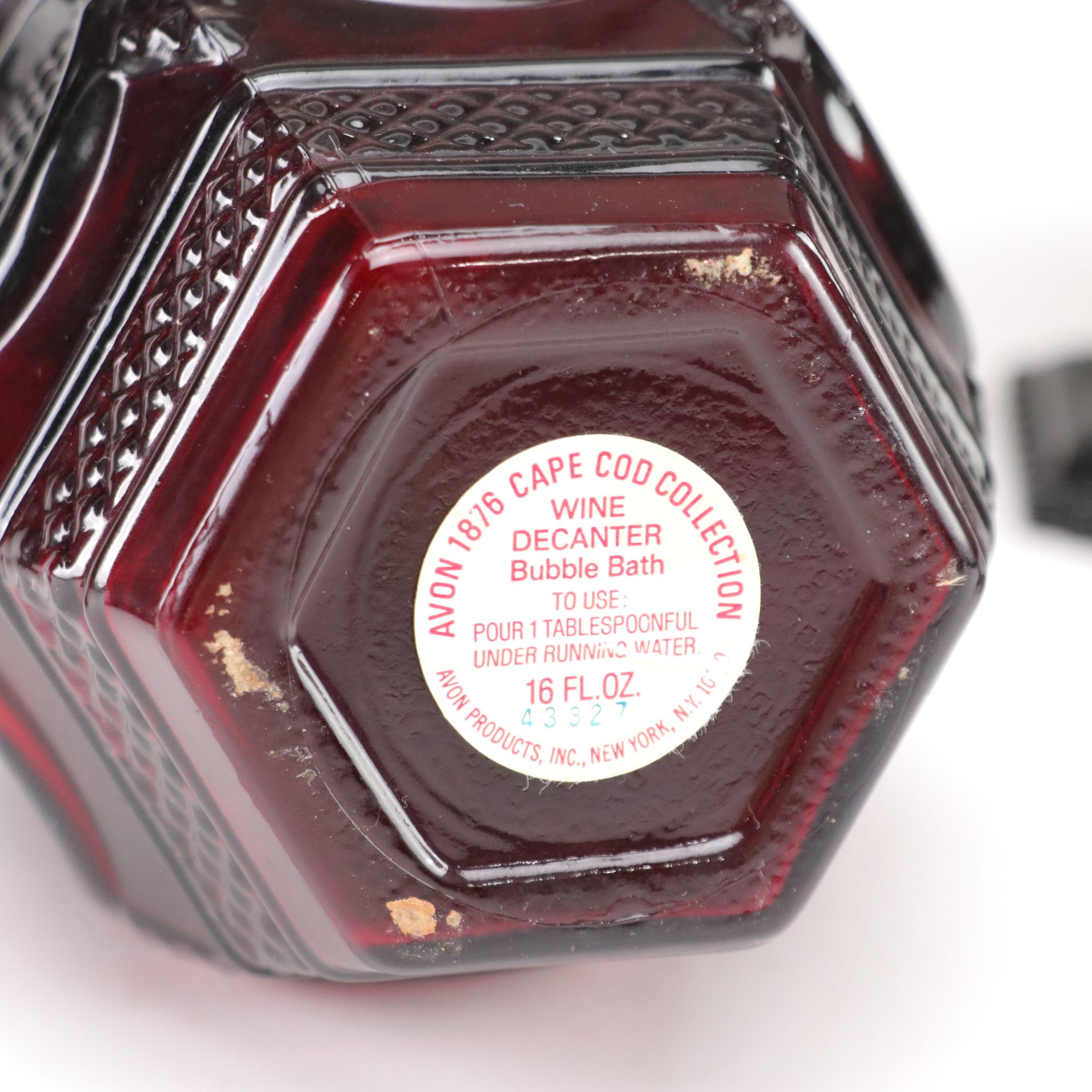 "Cape Cod Ruby" Set of Wine and Champagne Coups With Decanter, 1975-1992