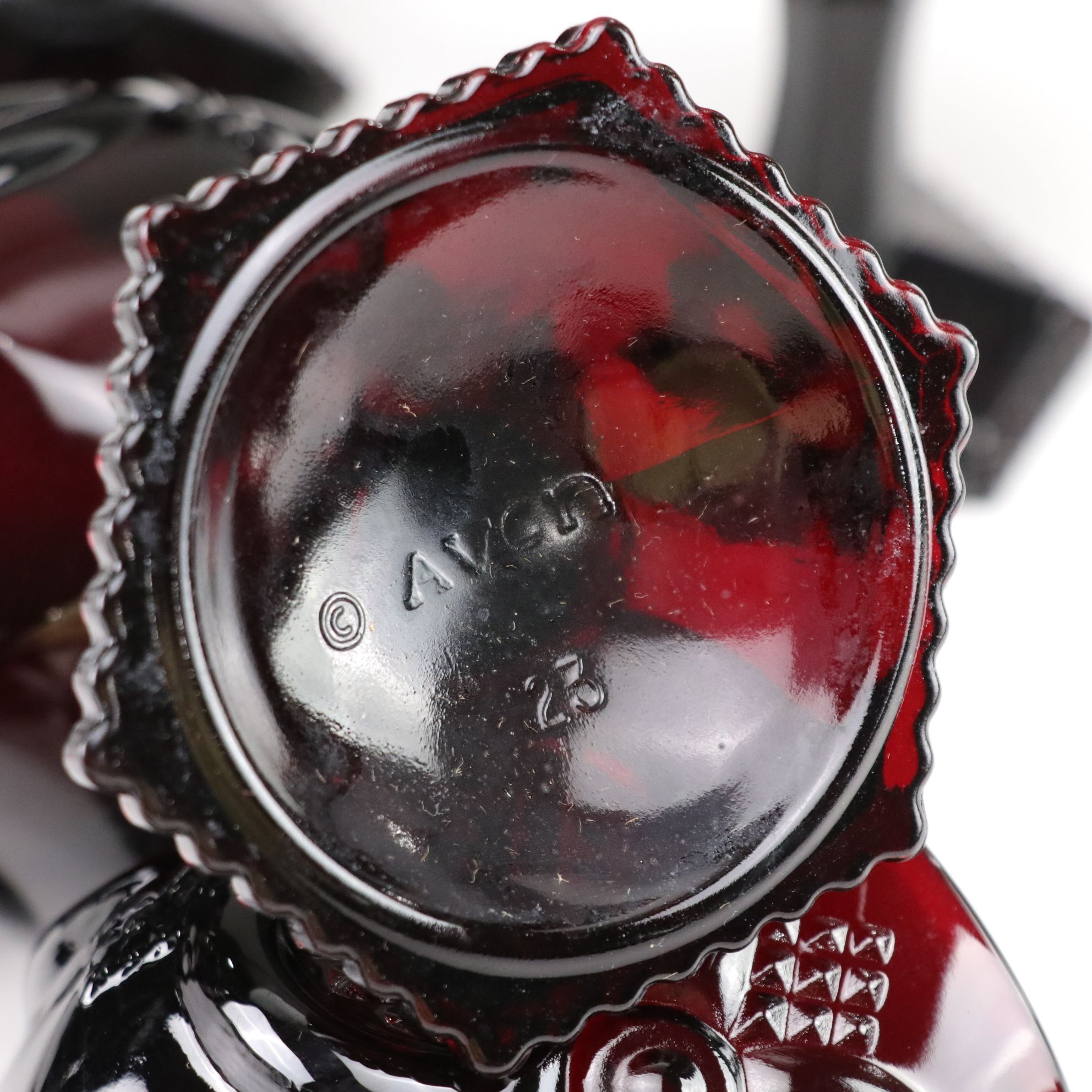 "Cape Cod Ruby" Drinking Glass and Stemware Set Including Tumblers, 1975-1992