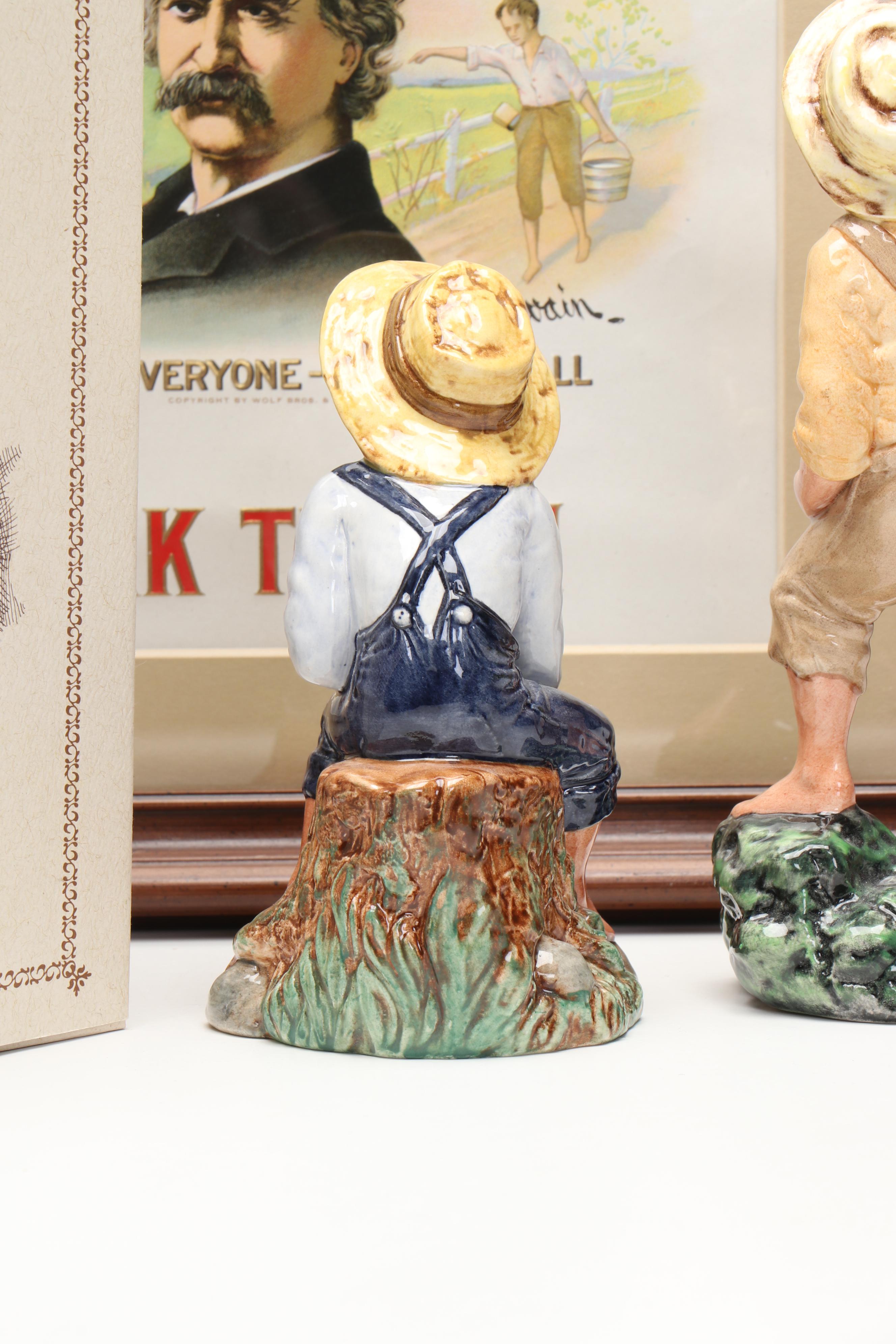 Mark Twain Books and Memorabilia with Biography "Sam Clemens of Hannibal"