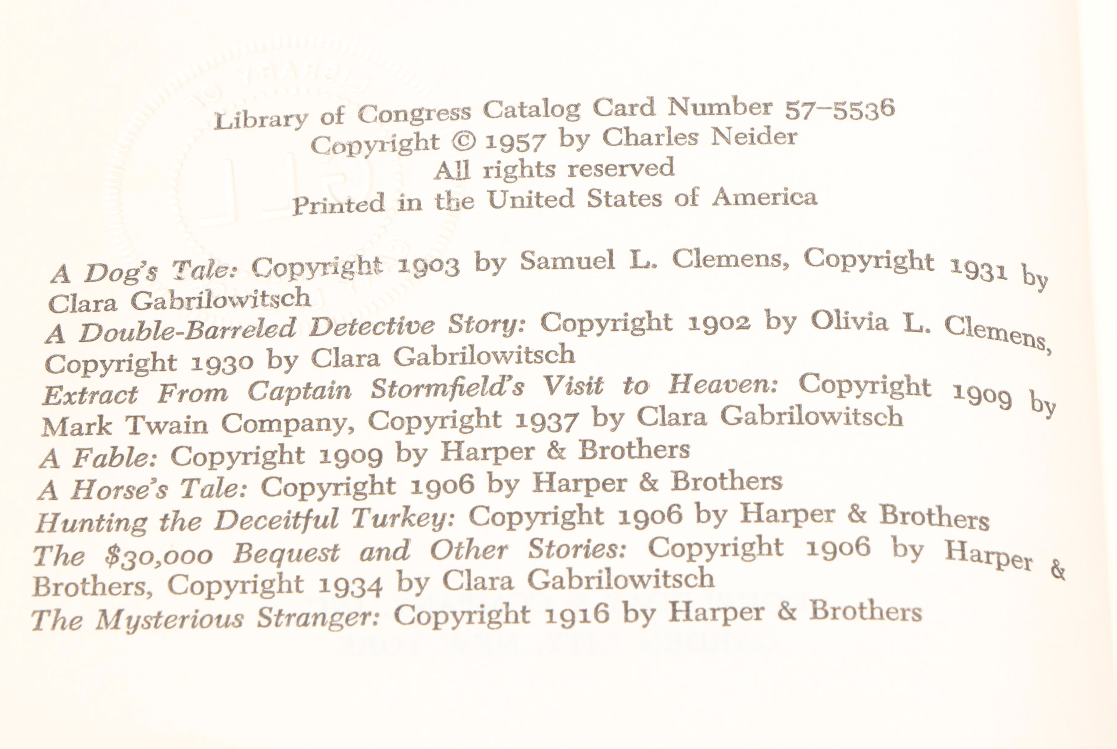 Mark Twain Books and Memorabilia with Biography "Sam Clemens of Hannibal"